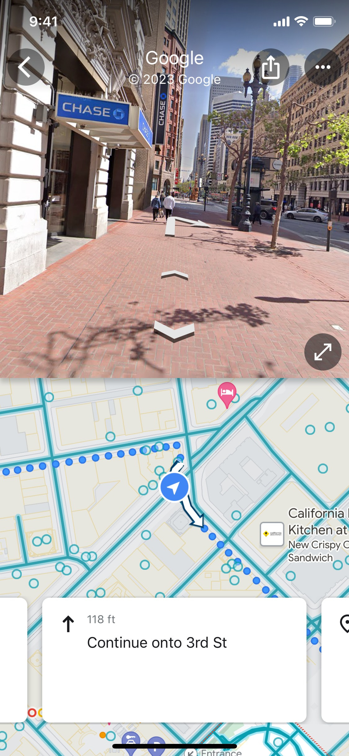 Google Maps iOS screen 274