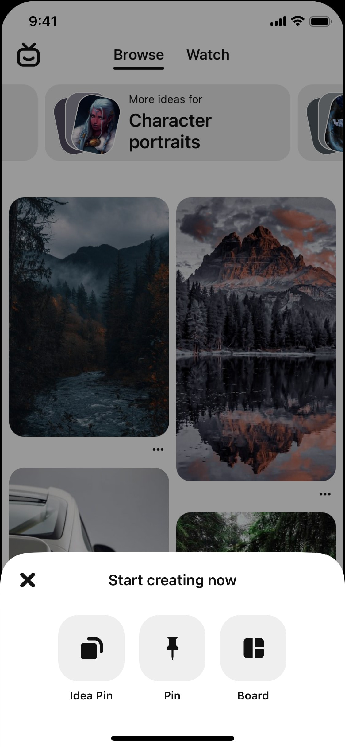 Pinterest iOS screen 26
