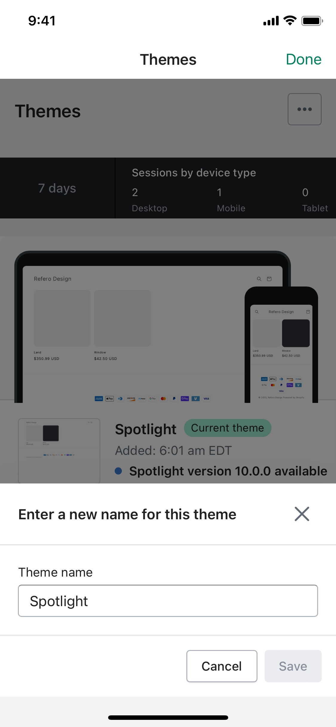 Shopify iOS screen 246