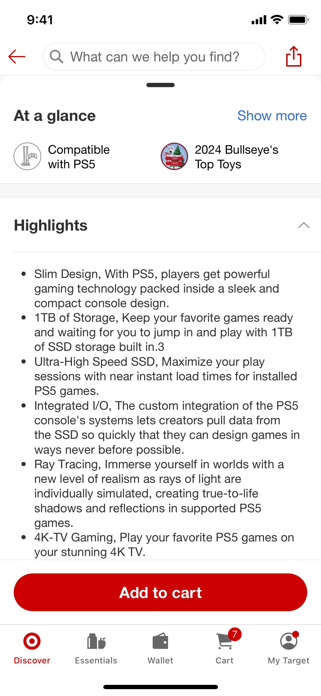 Target iOS screen 524