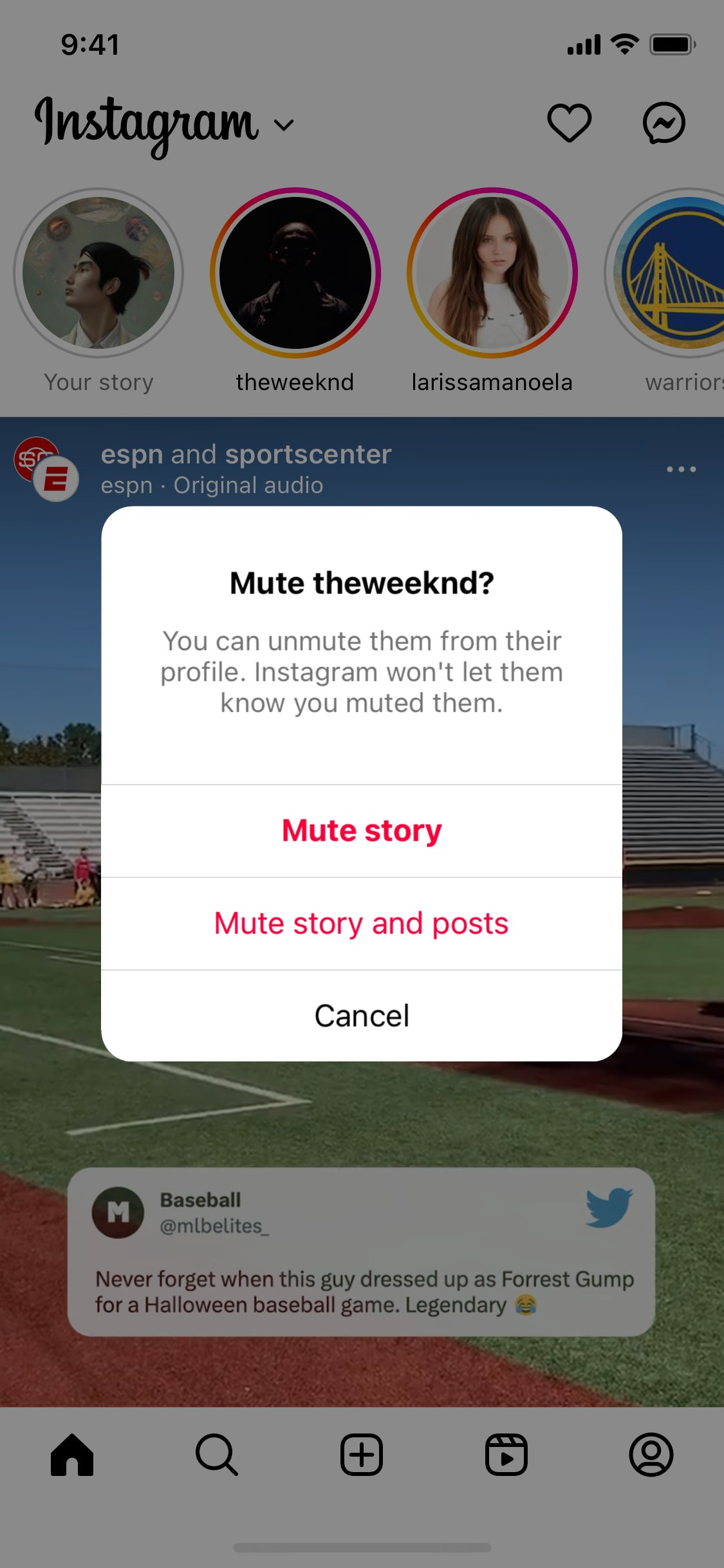 Instagram iOS screen 993