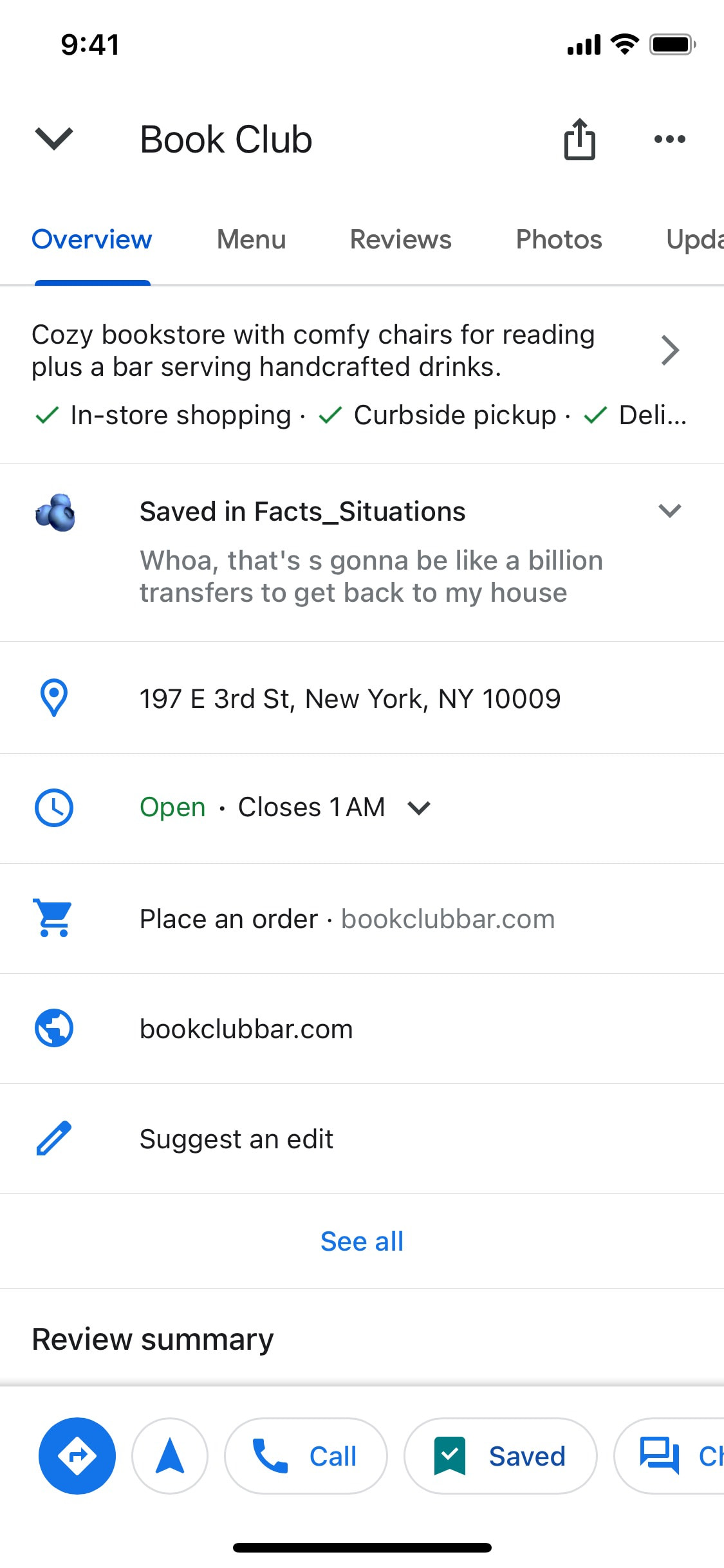 Google Maps iOS screen 119