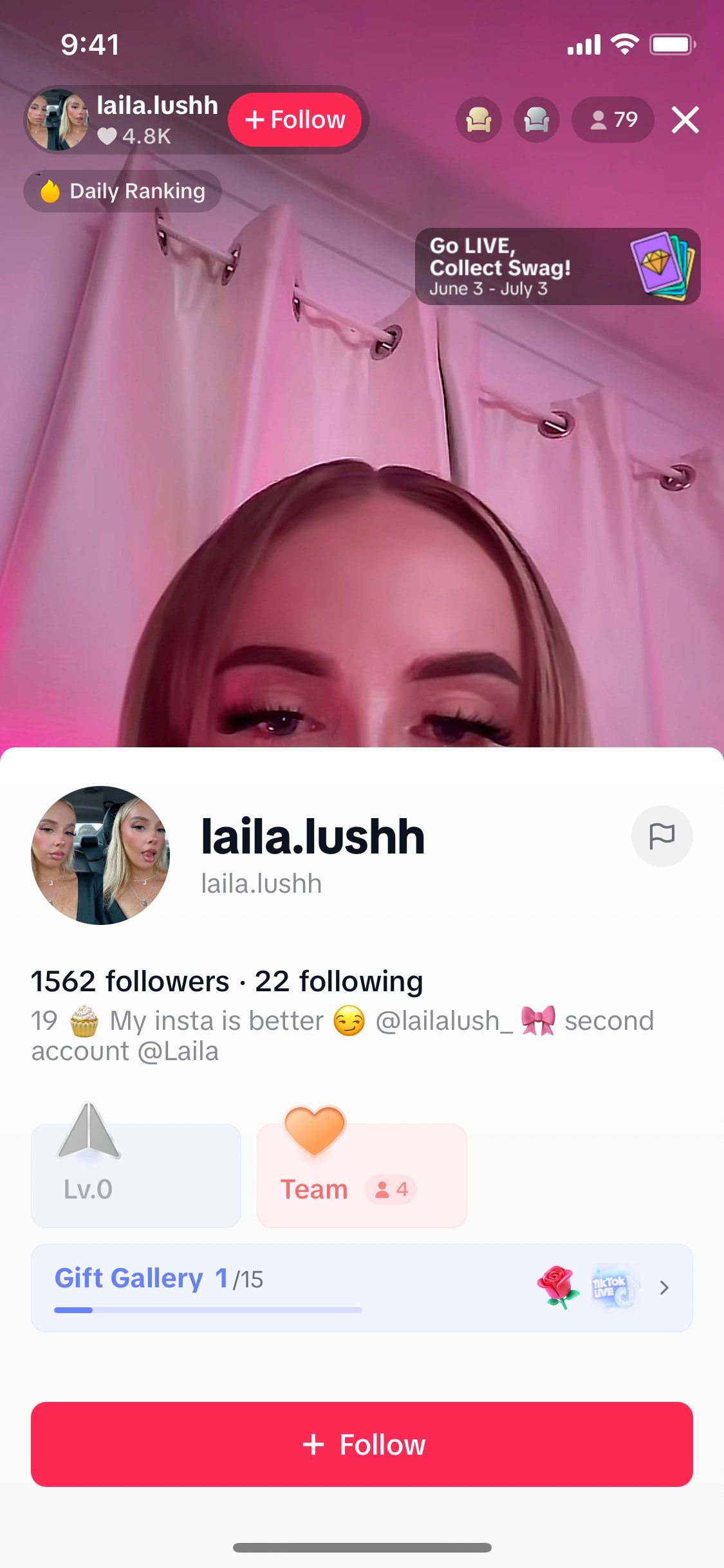 TikTok iOS screen 874