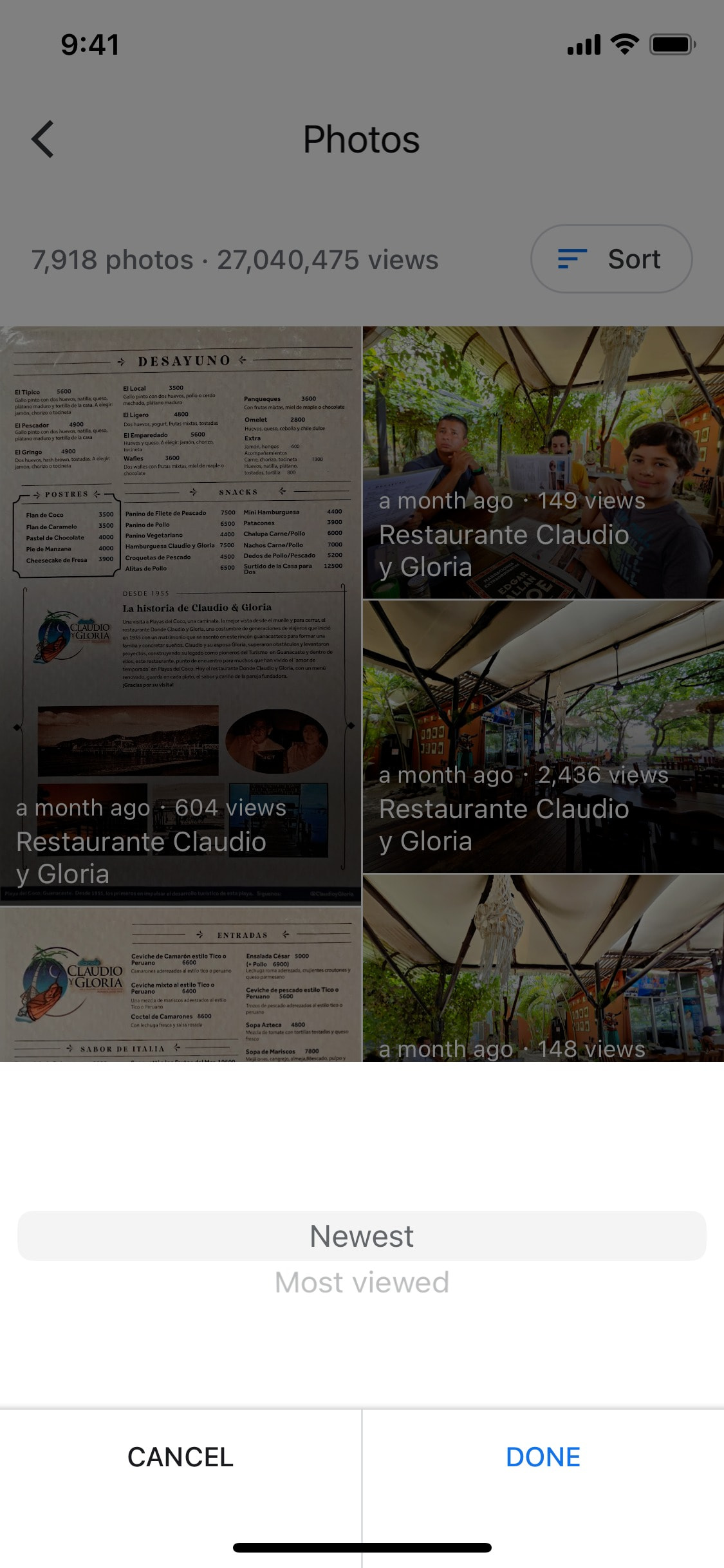 Google Maps iOS screen 8