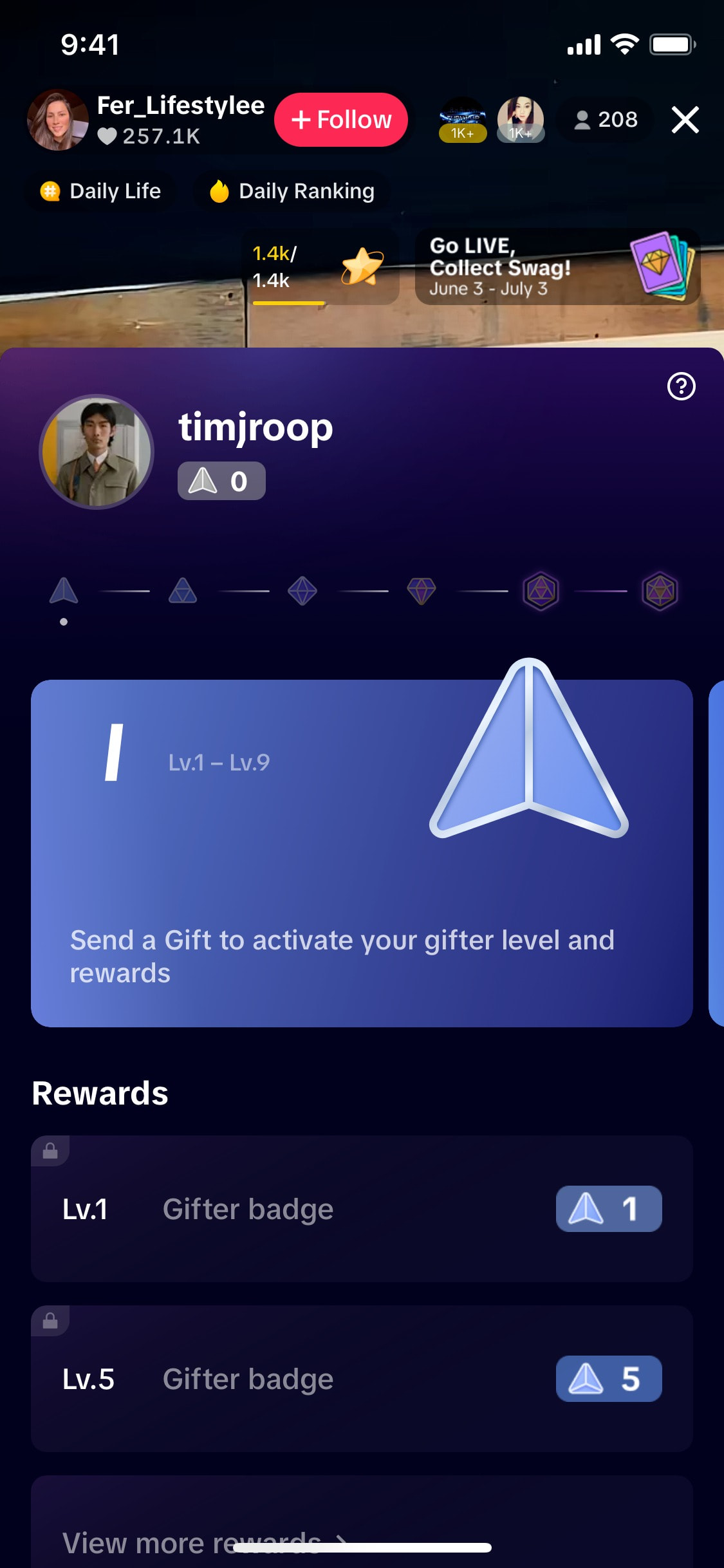 TikTok iOS screen 720