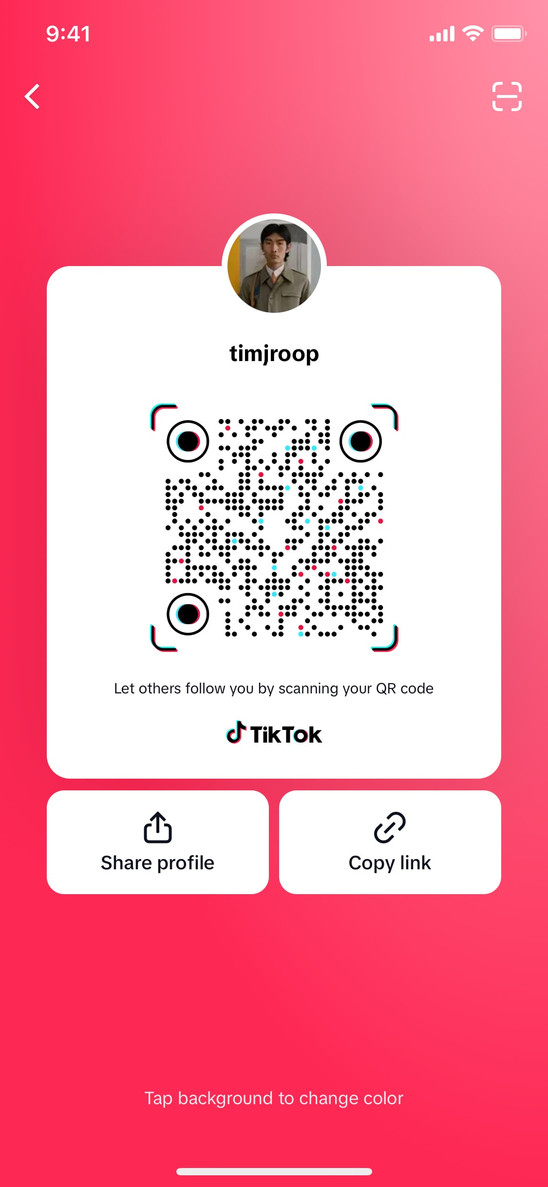 TikTok iOS screen 856