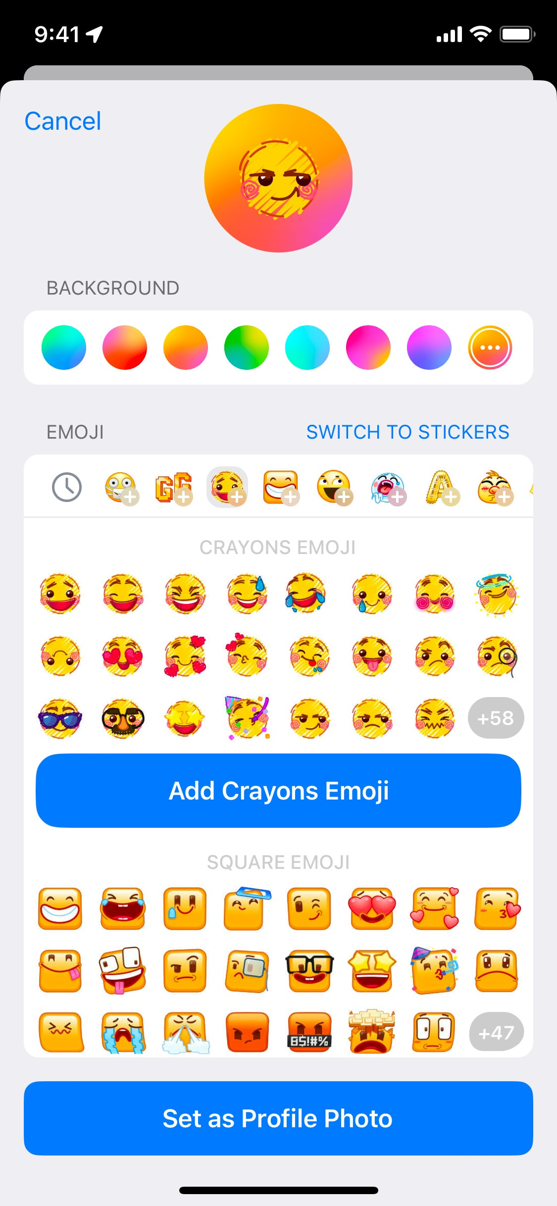 Telegram iOS screen 21