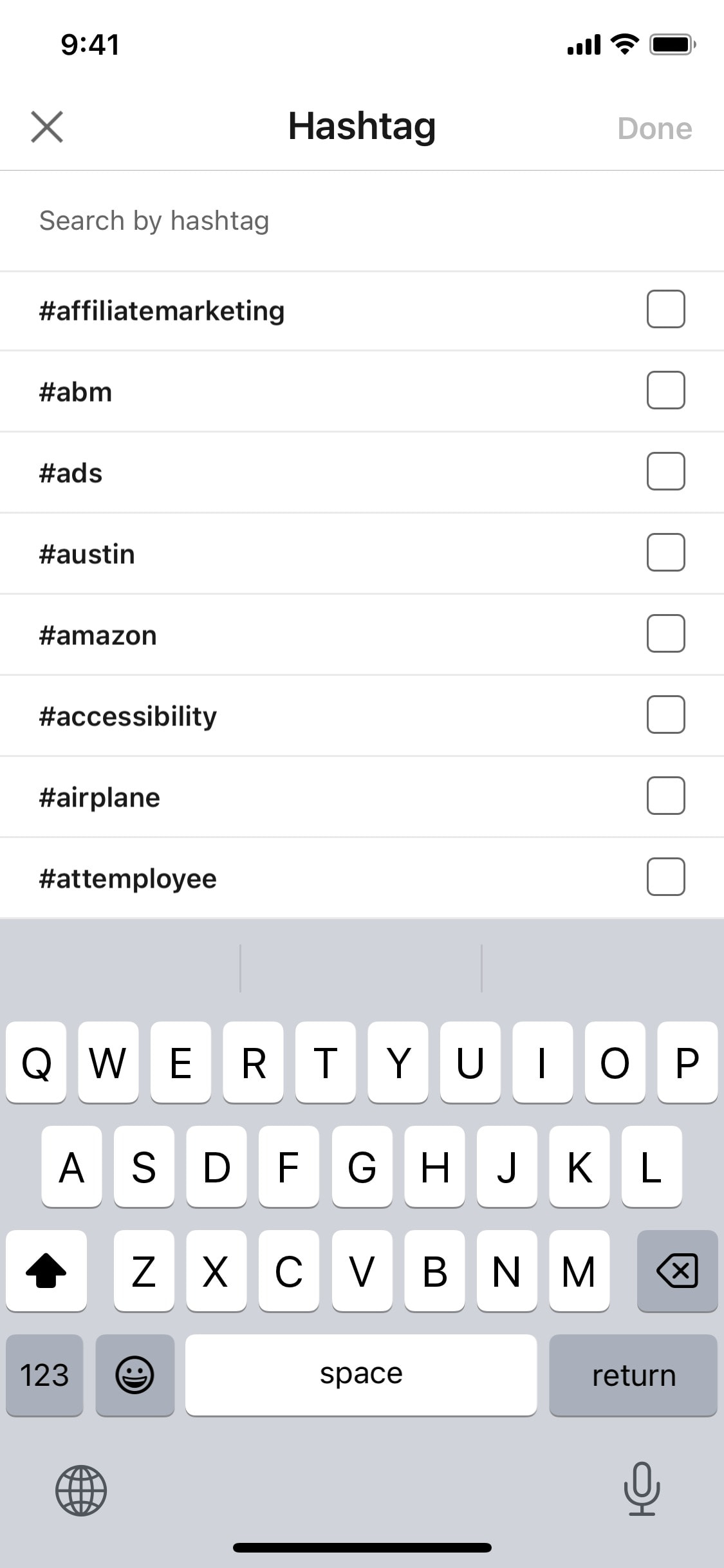 LinkedIn iOS screen 147