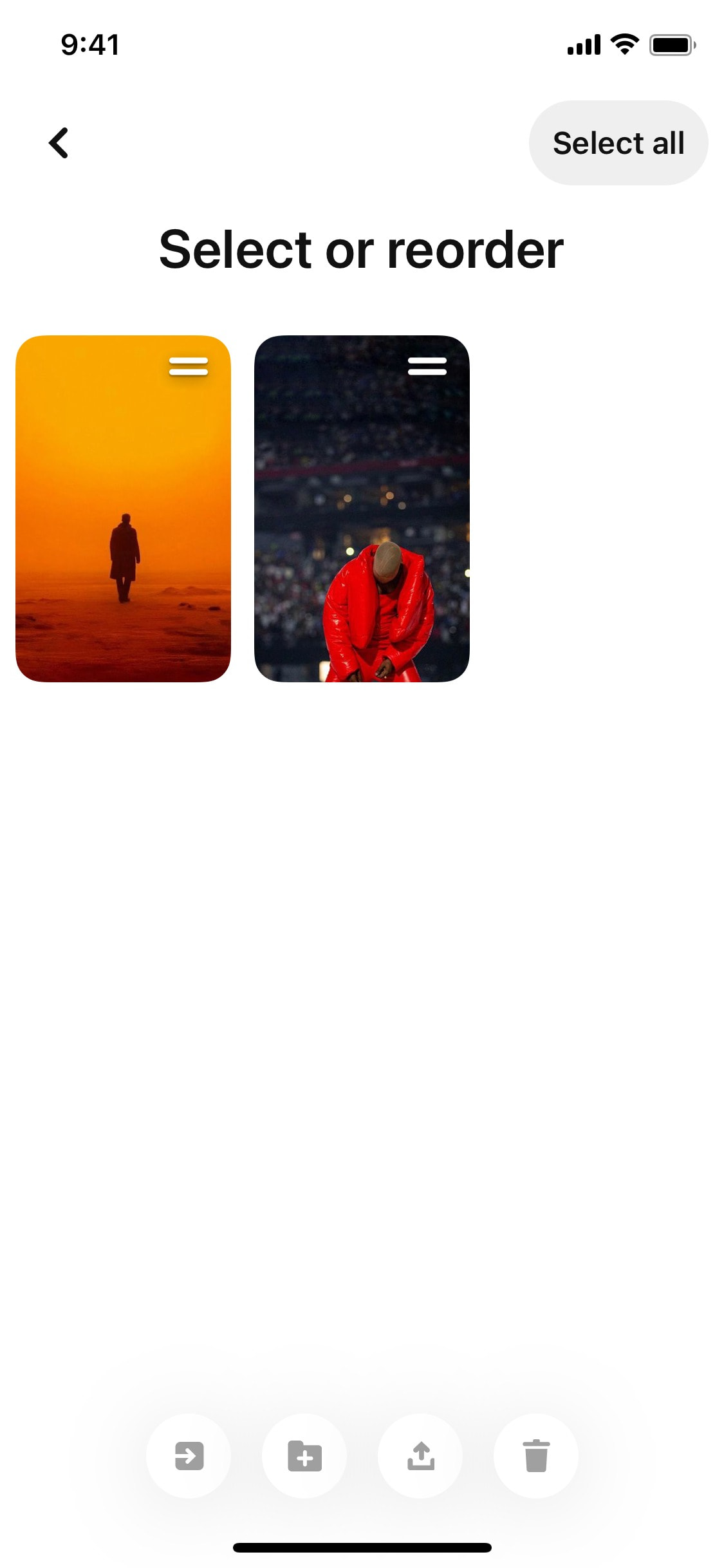 Pinterest iOS screen 231