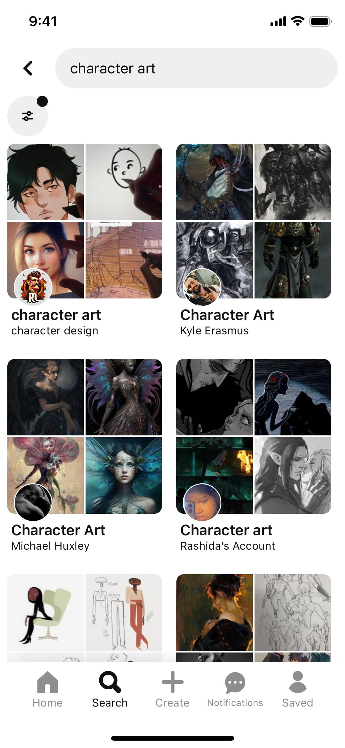 Pinterest iOS screen 339