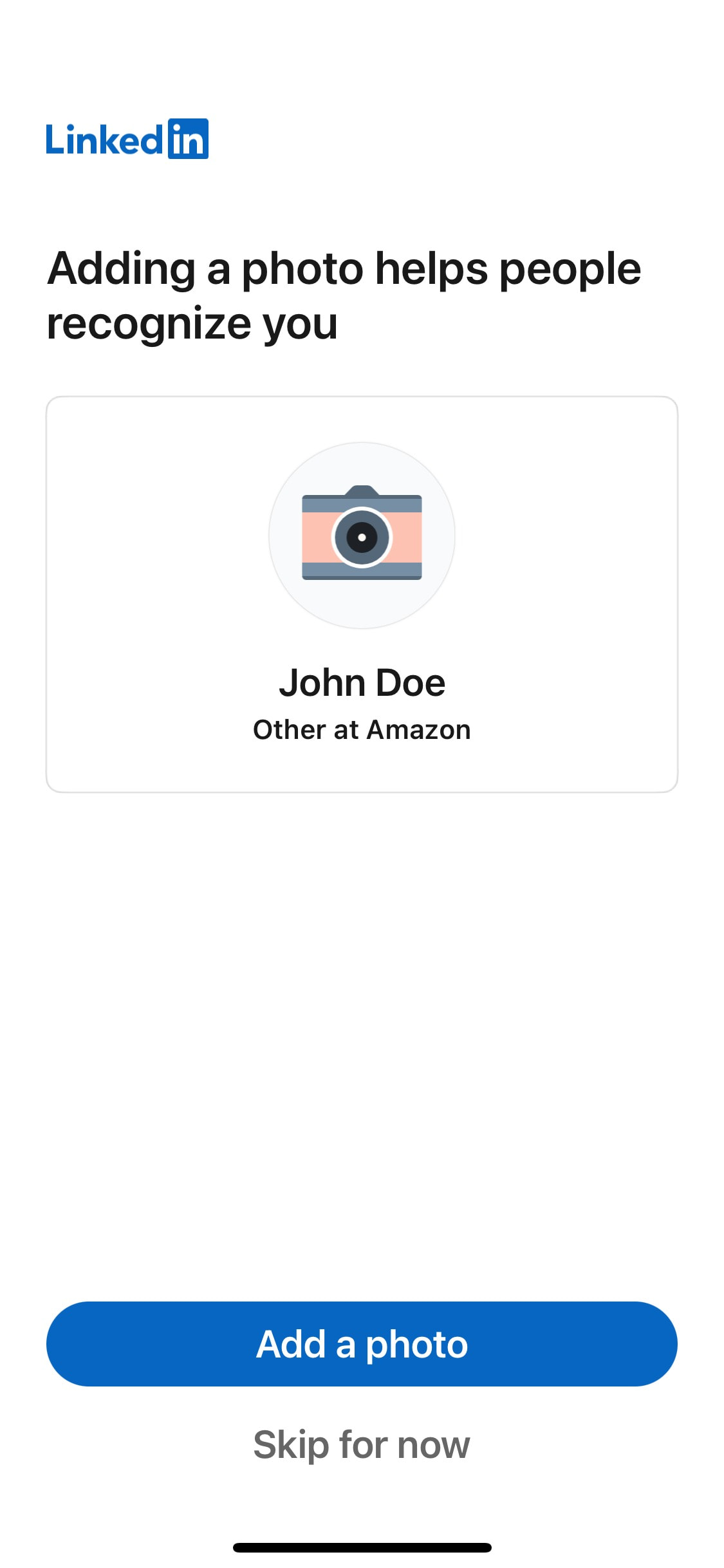 LinkedIn iOS screen 363