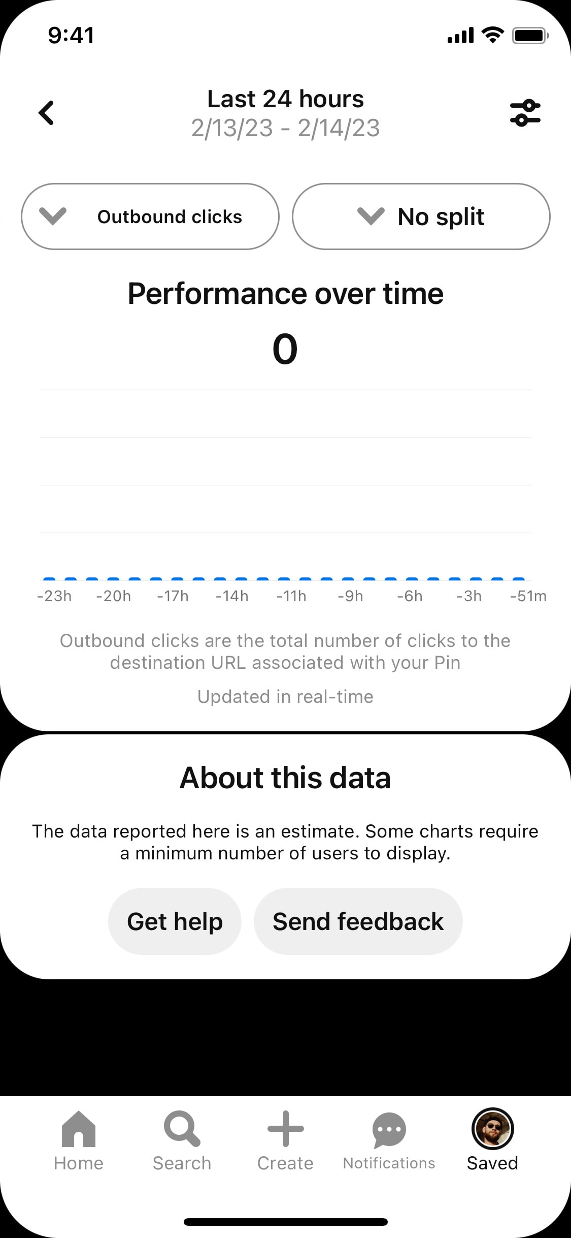 Pinterest iOS screen 354