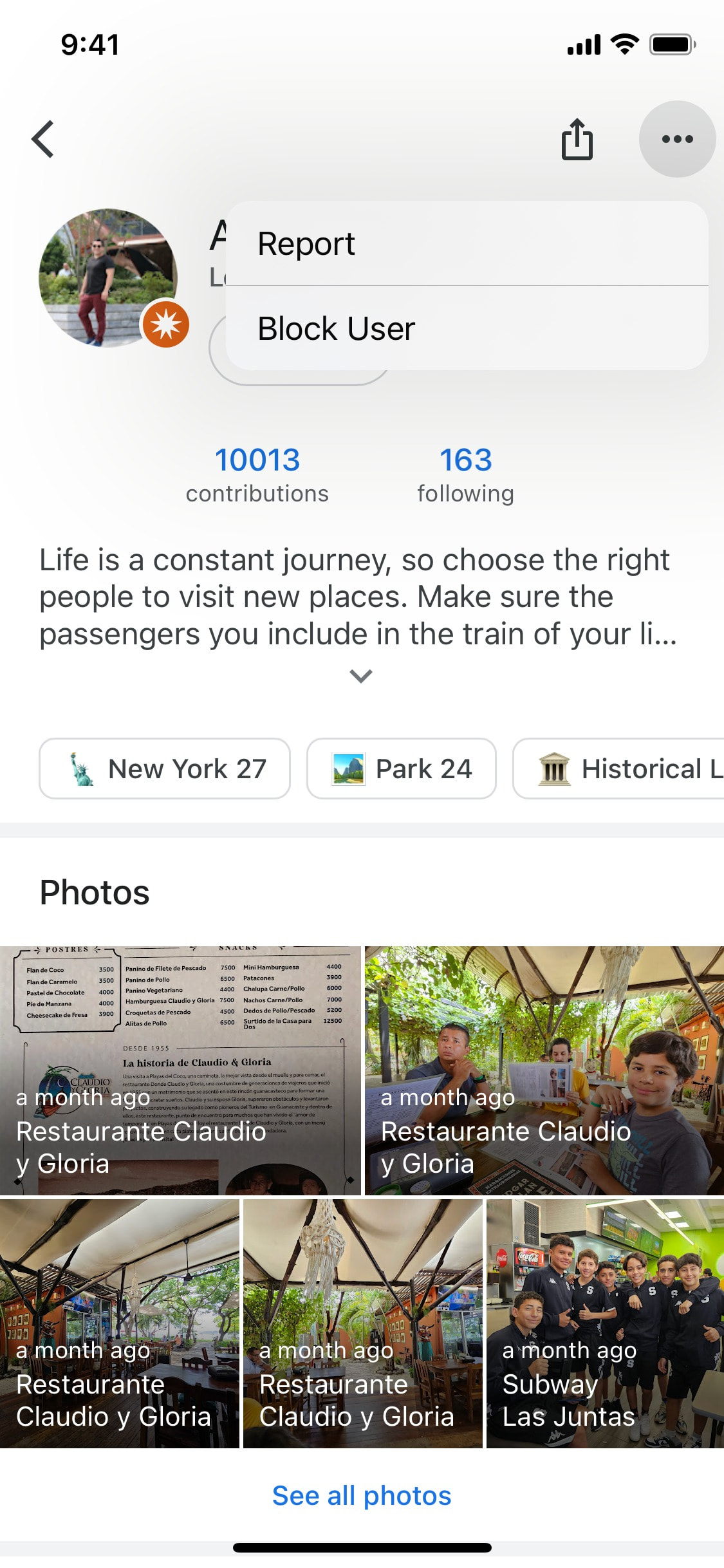 Google Maps iOS screen 347
