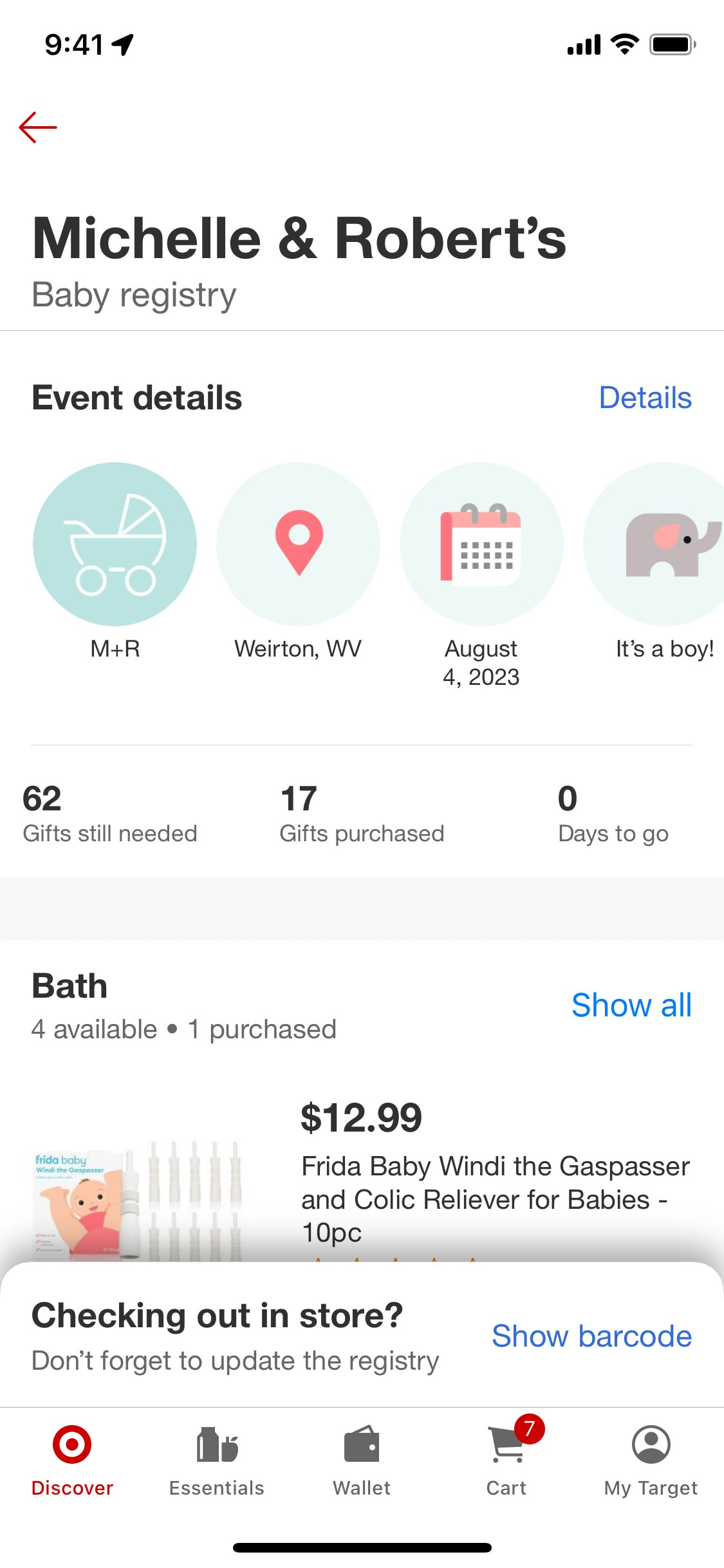 Target iOS screen 153