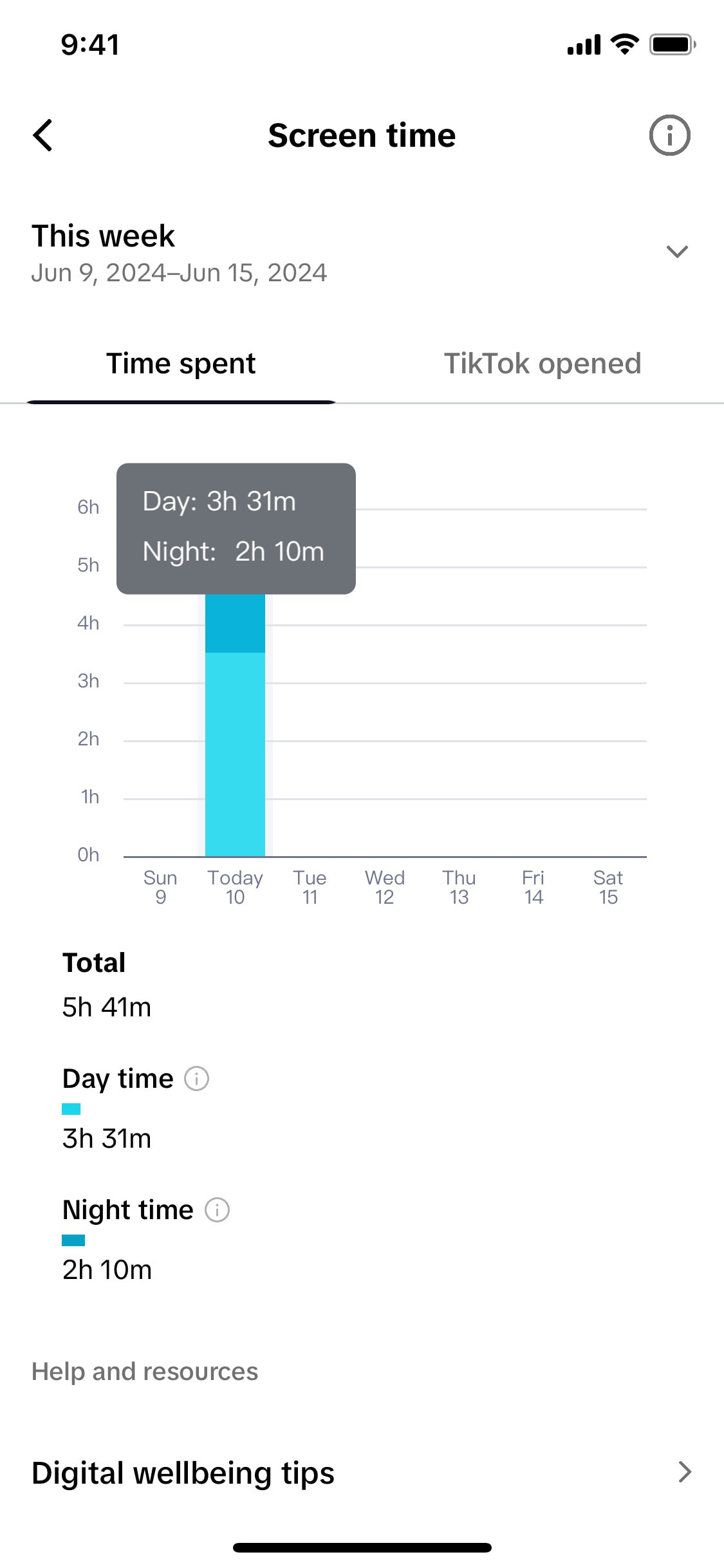 TikTok iOS screen 566