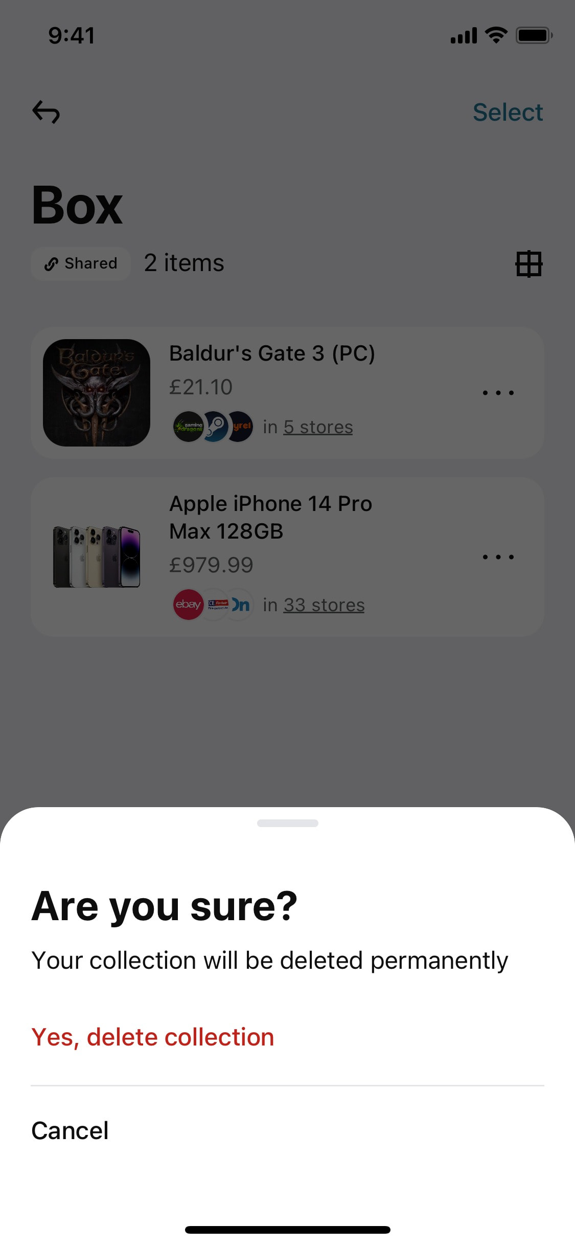 Klarna iOS screen 54