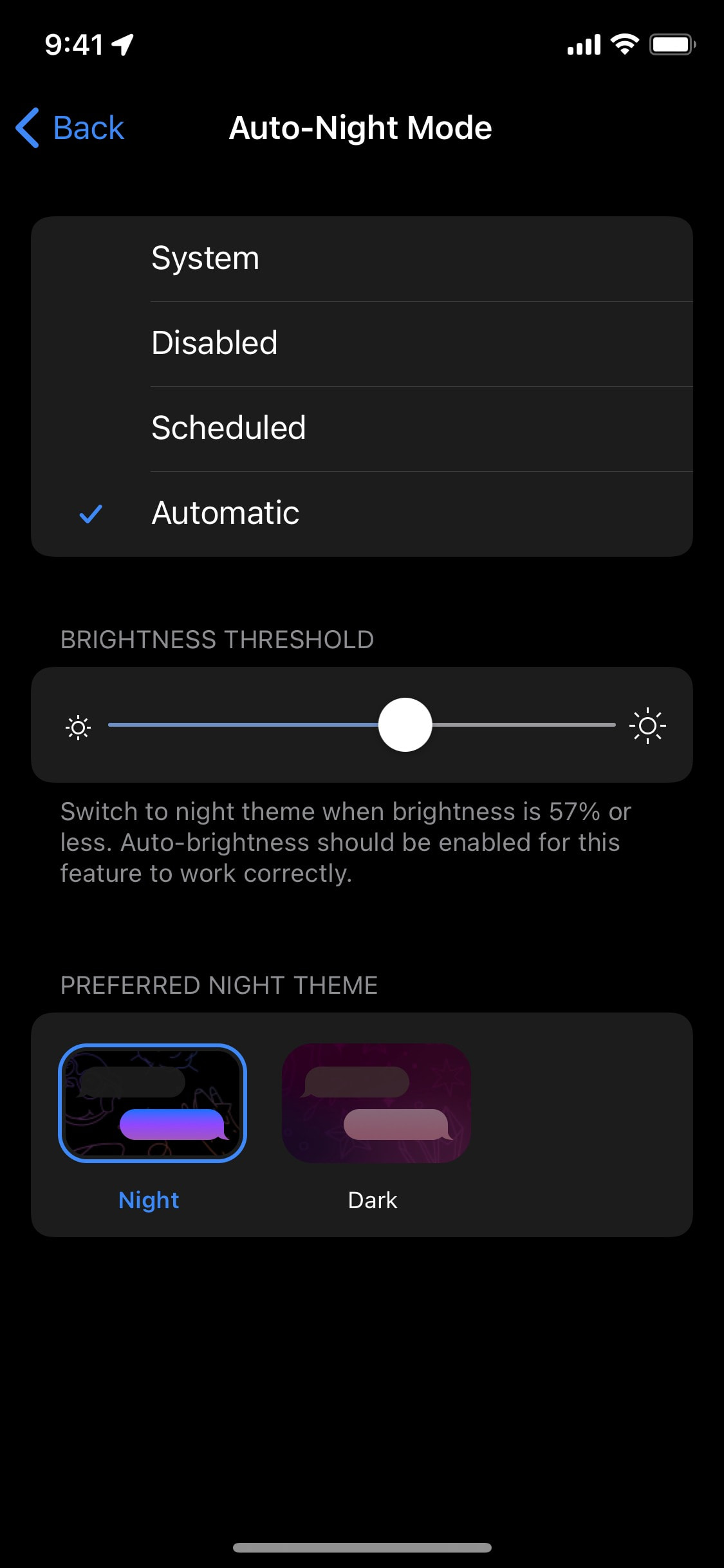 Telegram iOS screen 509
