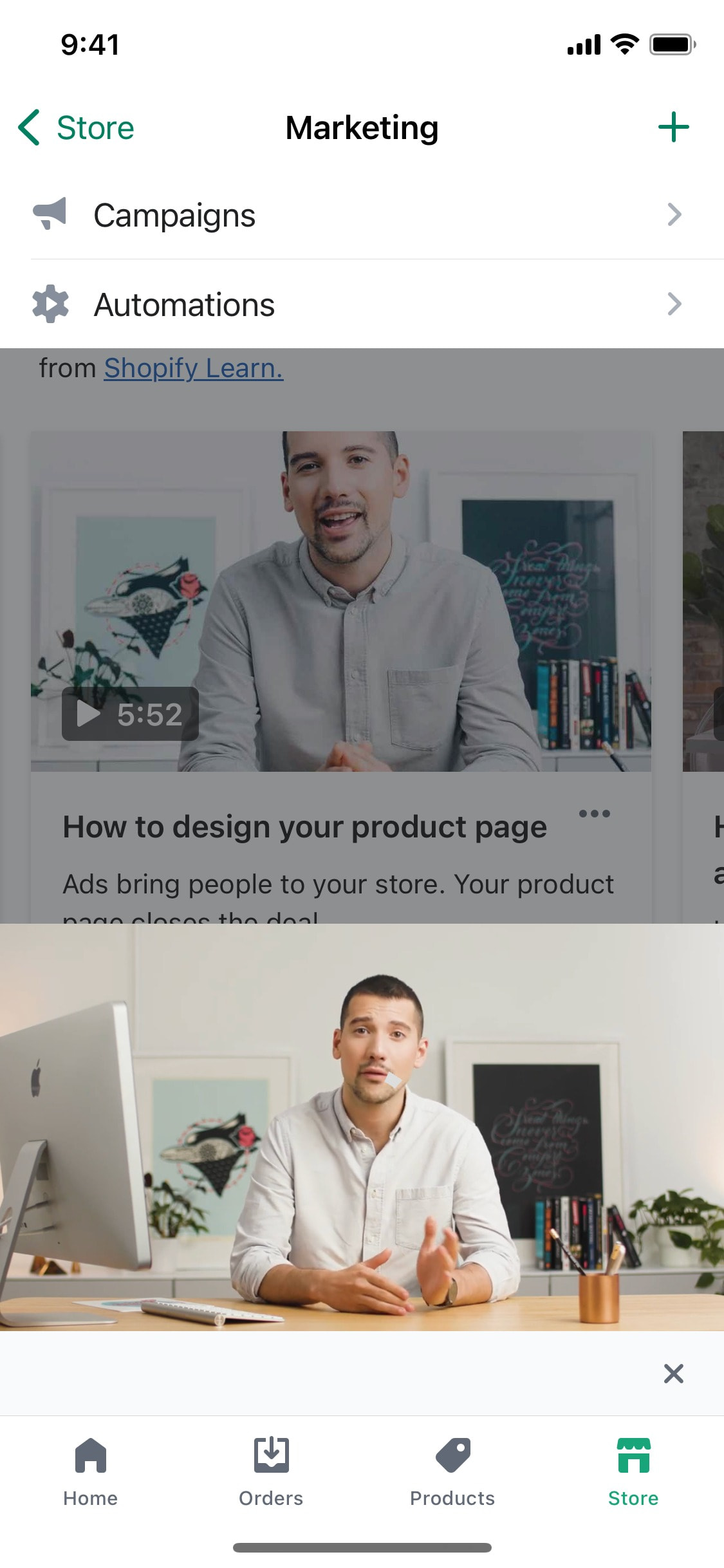 Shopify iOS screen 519