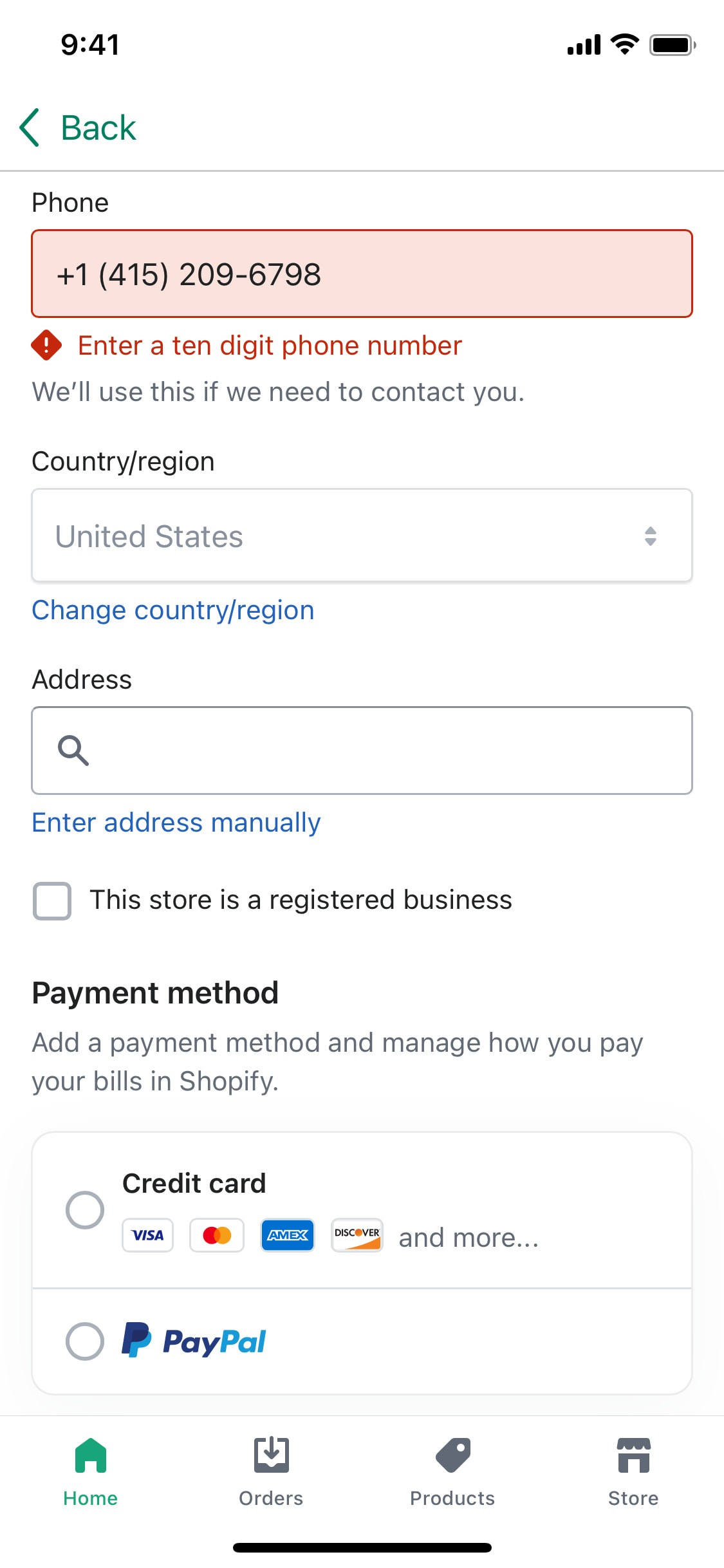 Shopify iOS screen 583