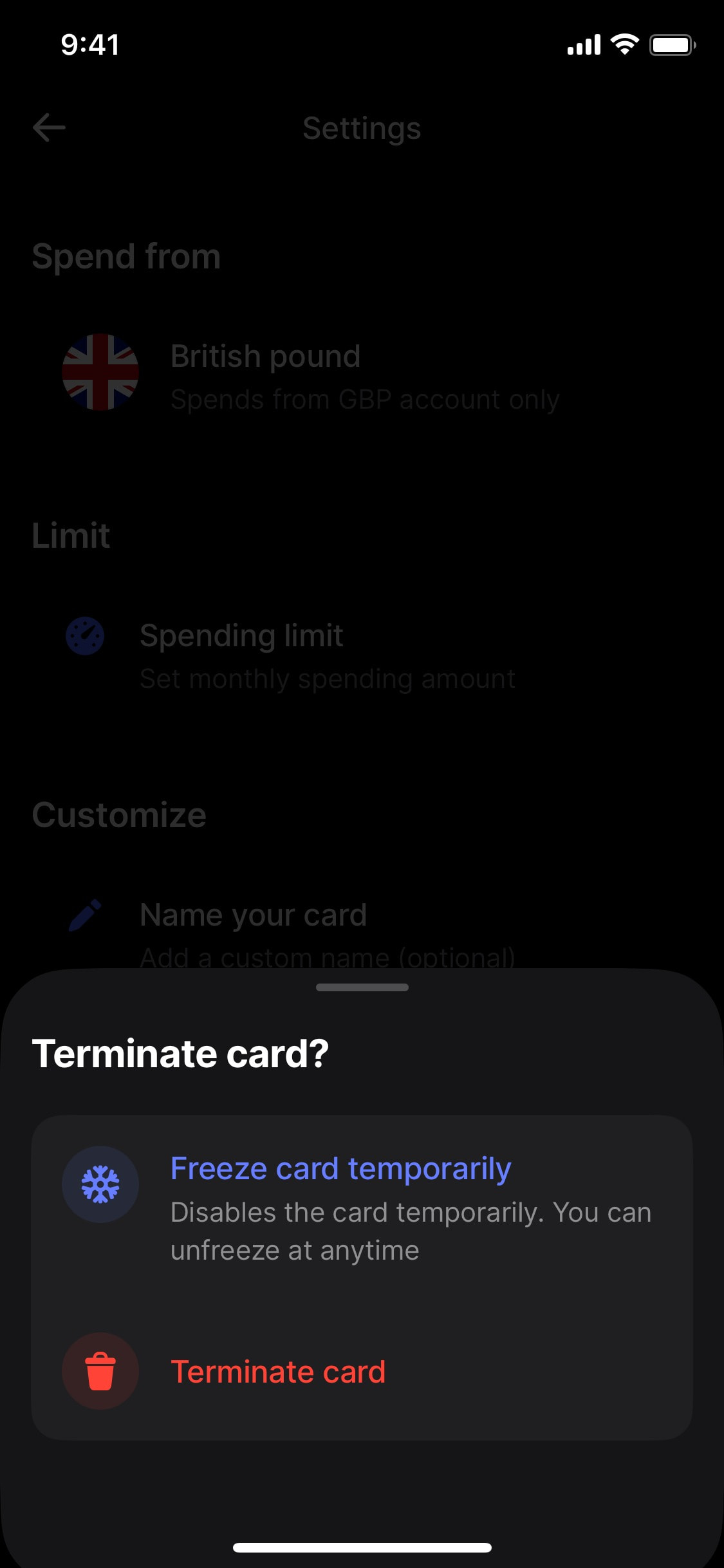 Revolut iOS screen 51