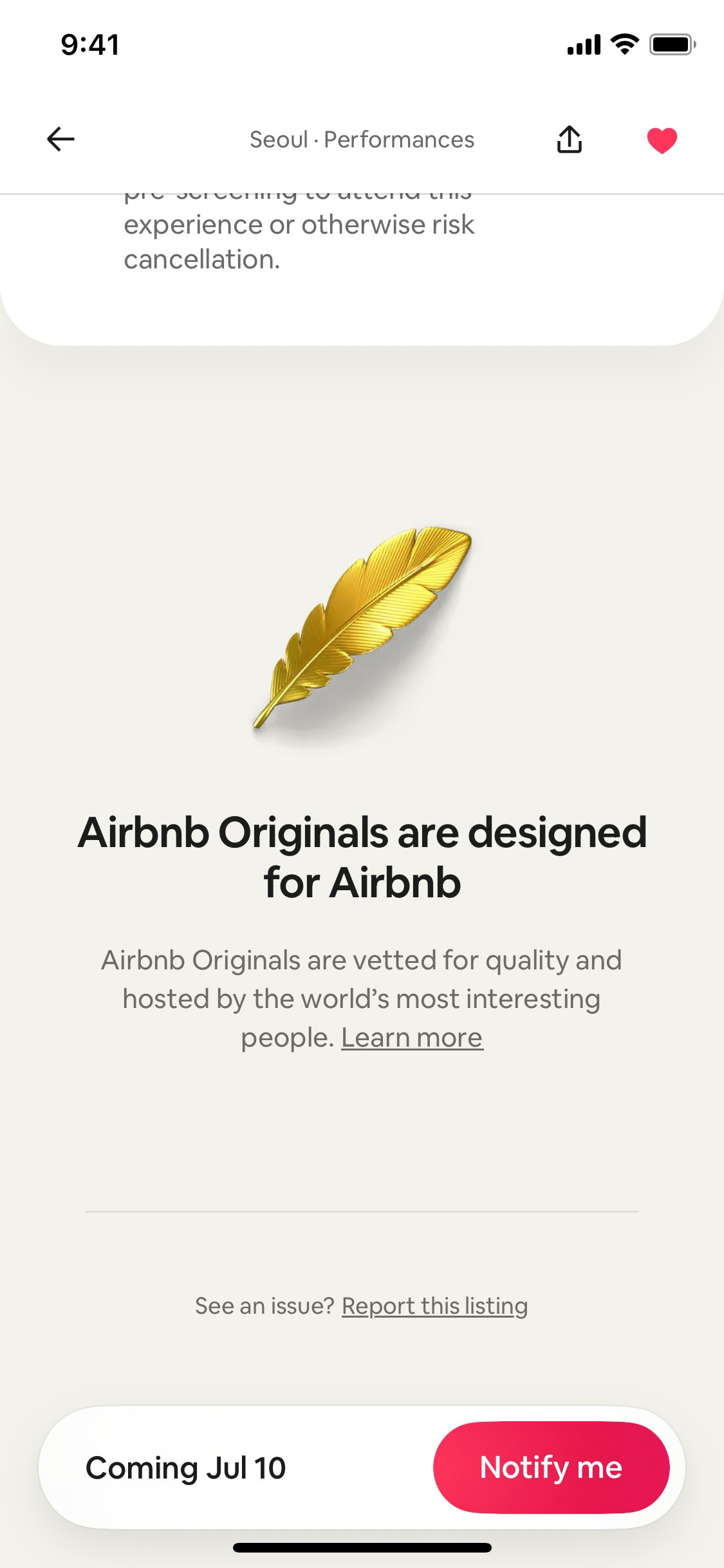 Airbnb iOS screen 605