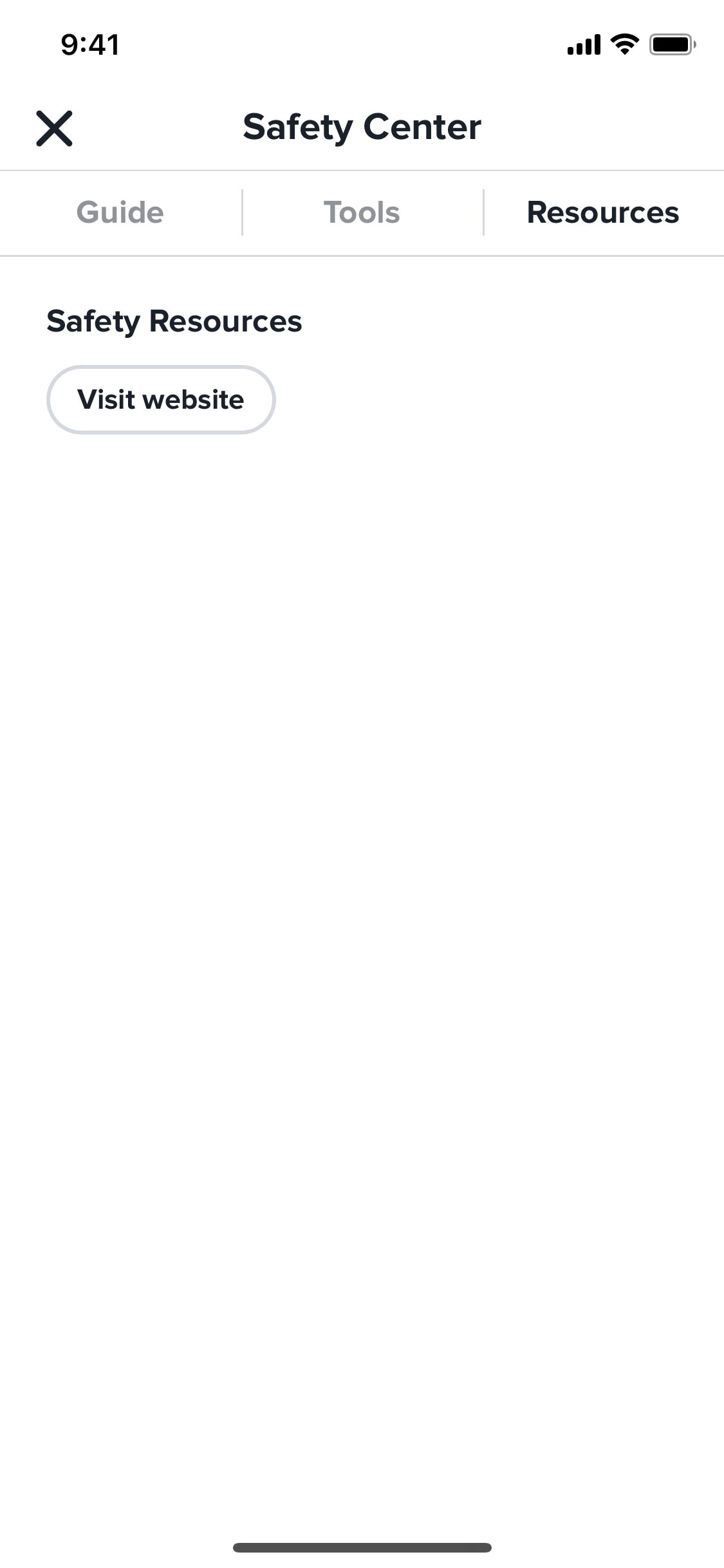 Tinder iOS screen 126