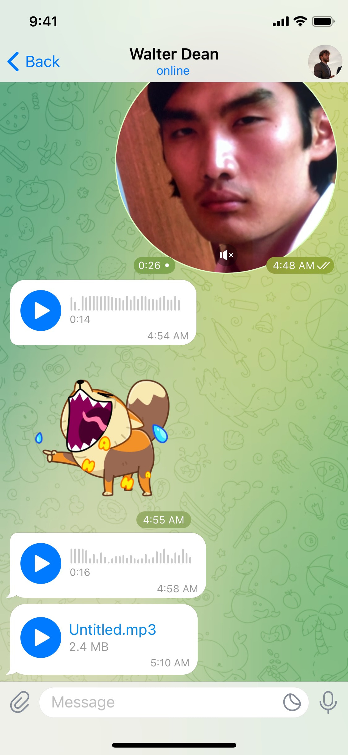 Telegram iOS screen 193