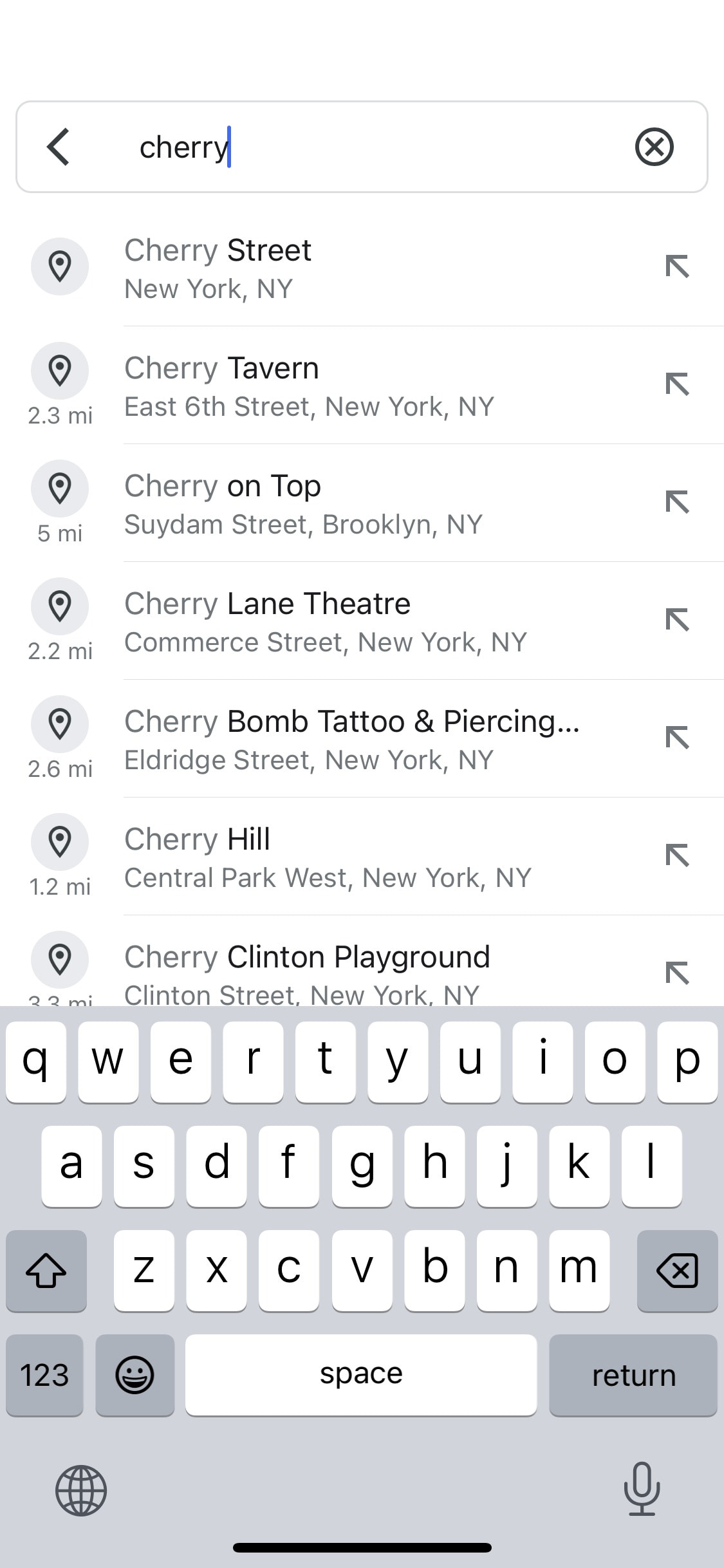 Google Maps iOS screen 720