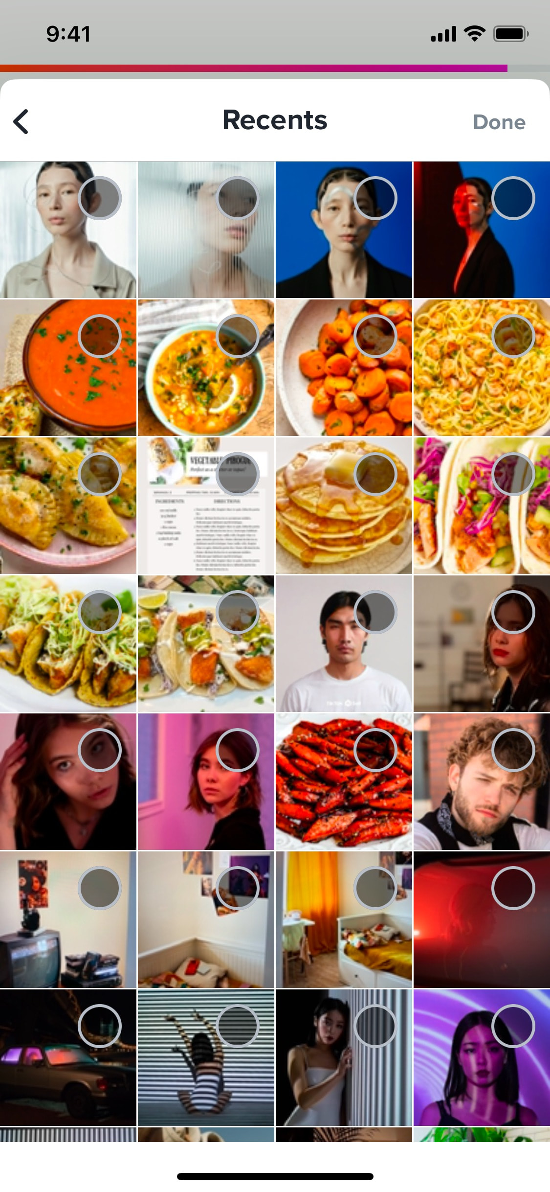 Tinder iOS screen 458