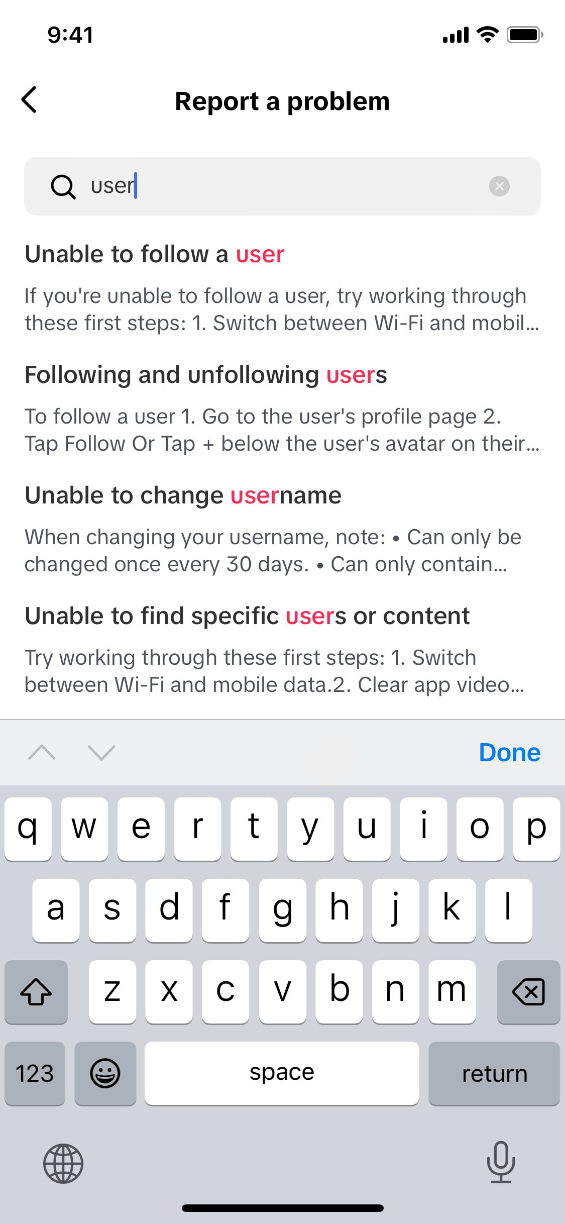 TikTok iOS screen 372