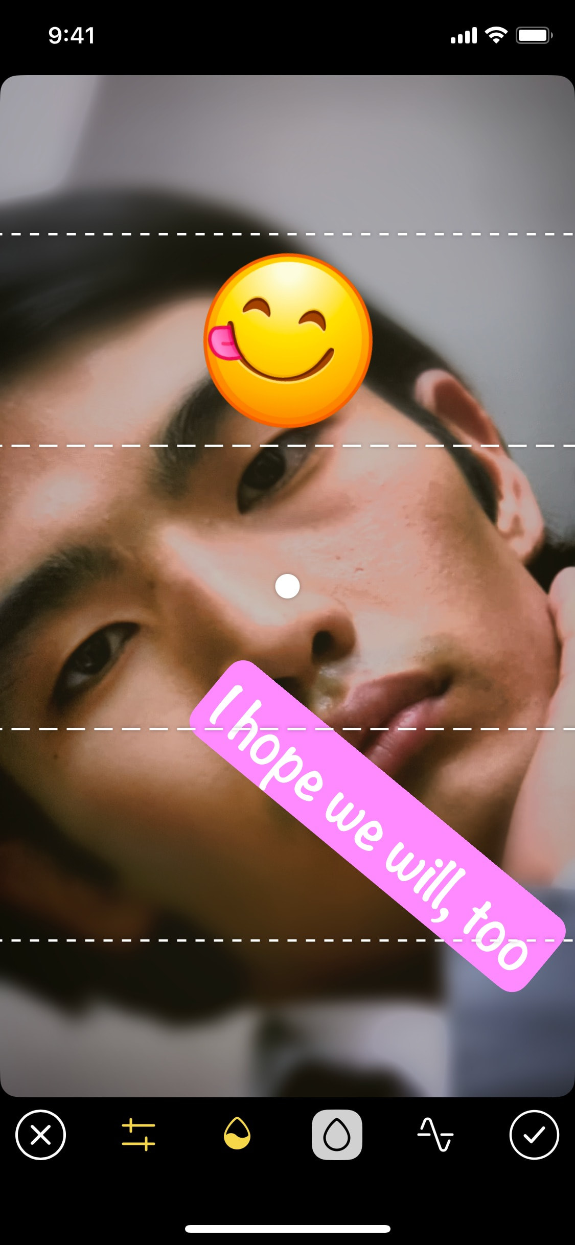 Telegram iOS screen 421
