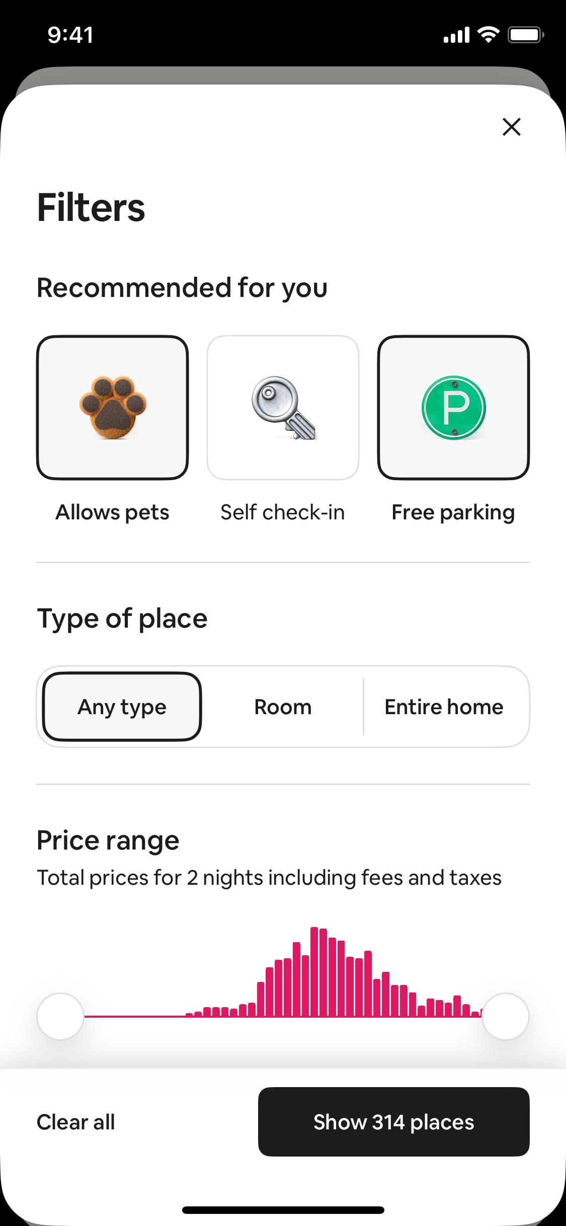 Airbnb iOS screen 480