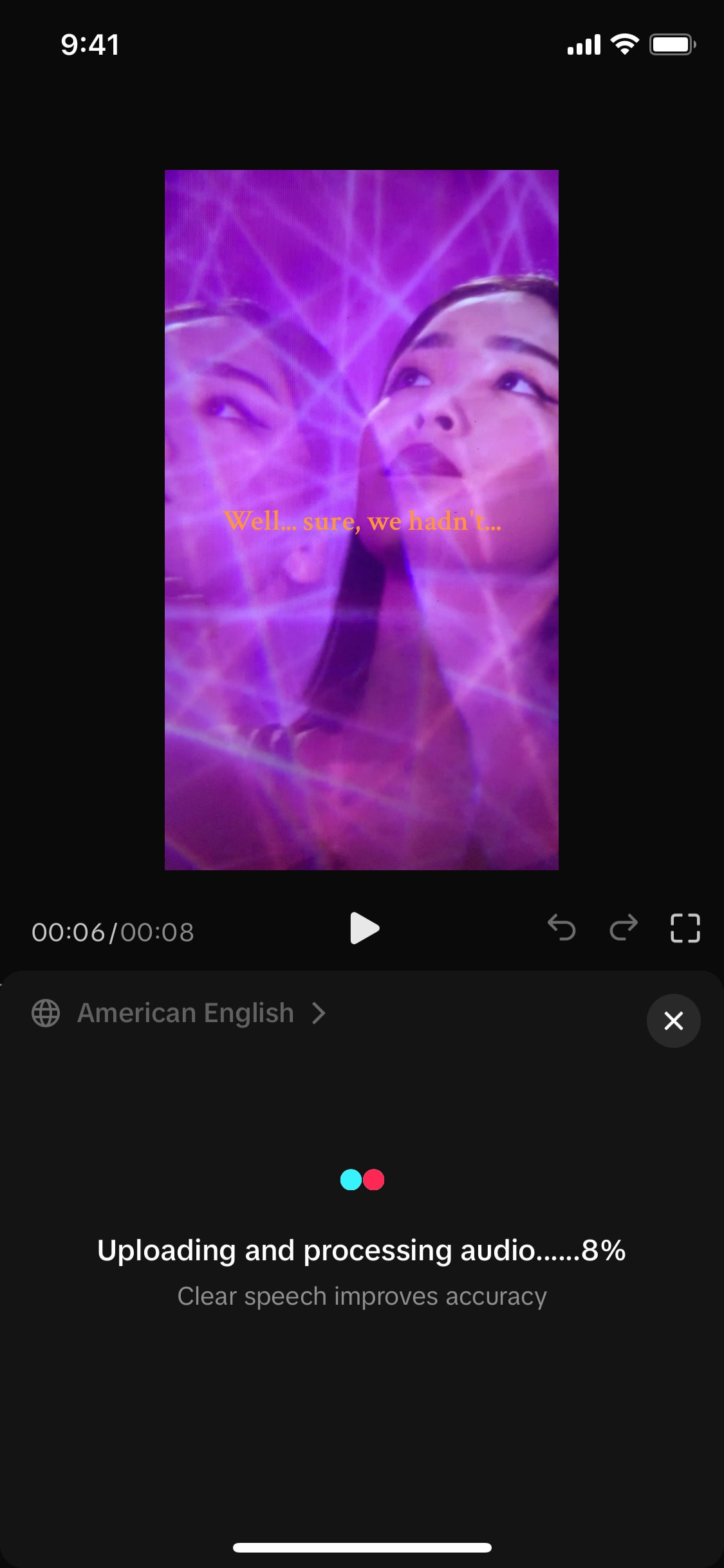TikTok iOS screen 824