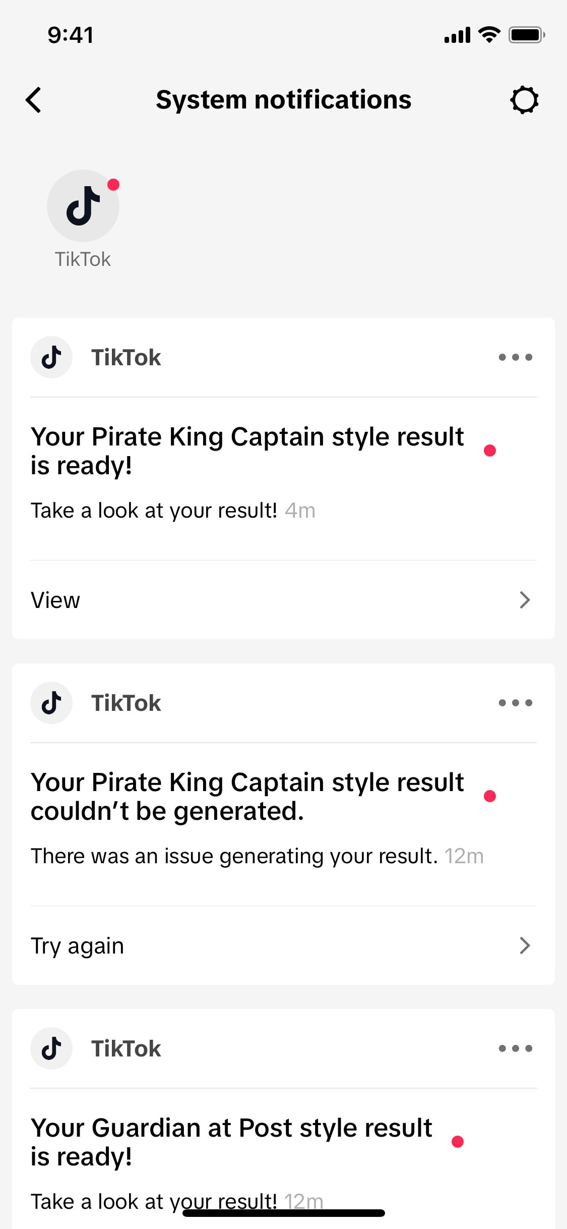 TikTok iOS screen 814
