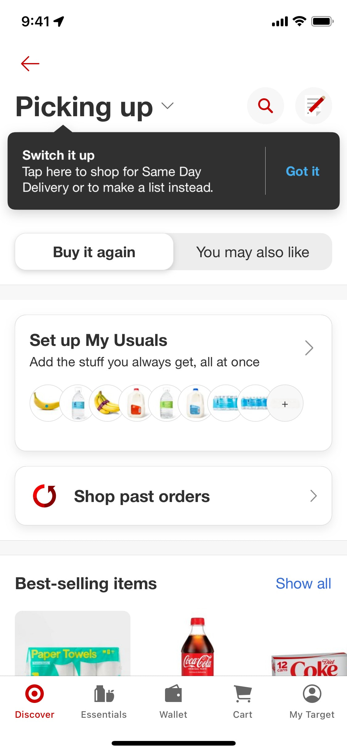 Target iOS screen 573