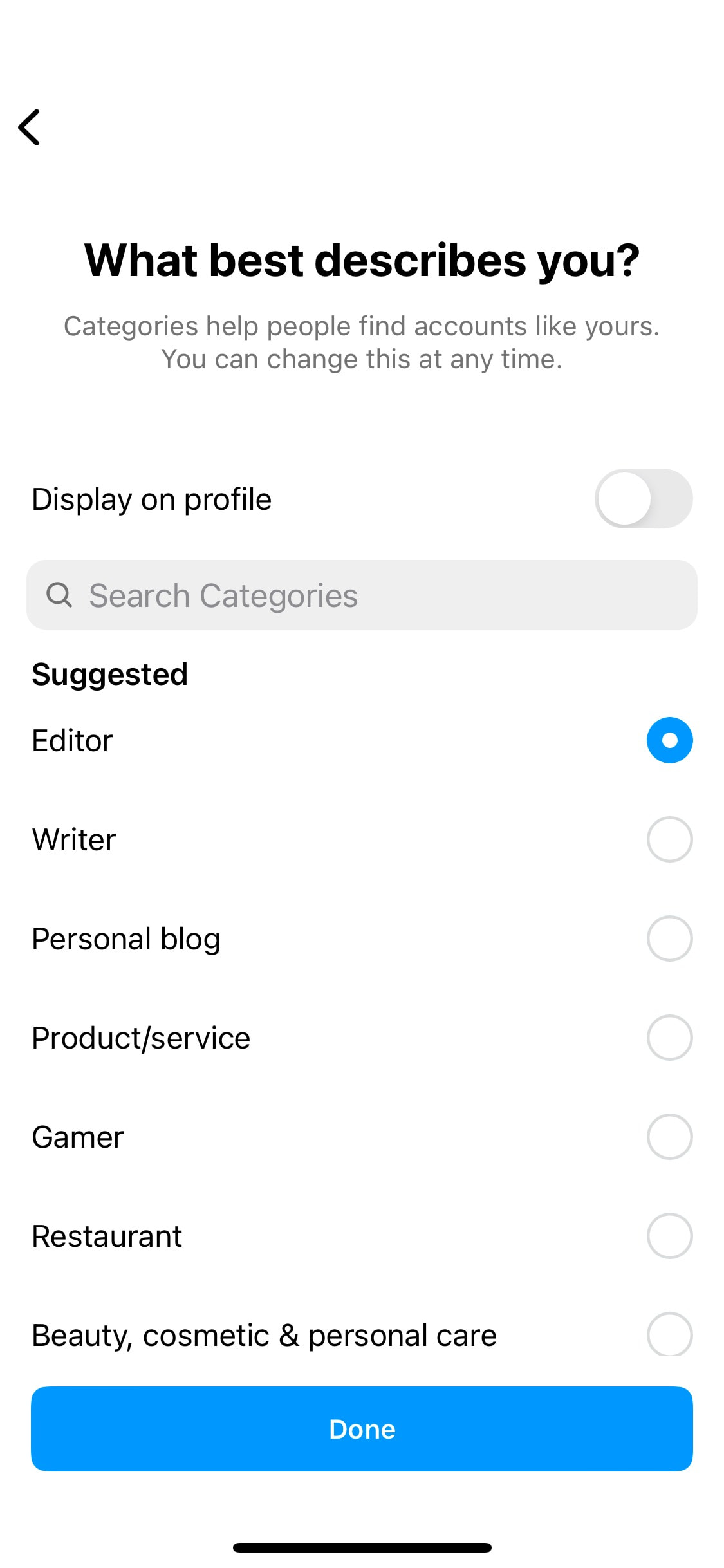 Instagram iOS screen 60