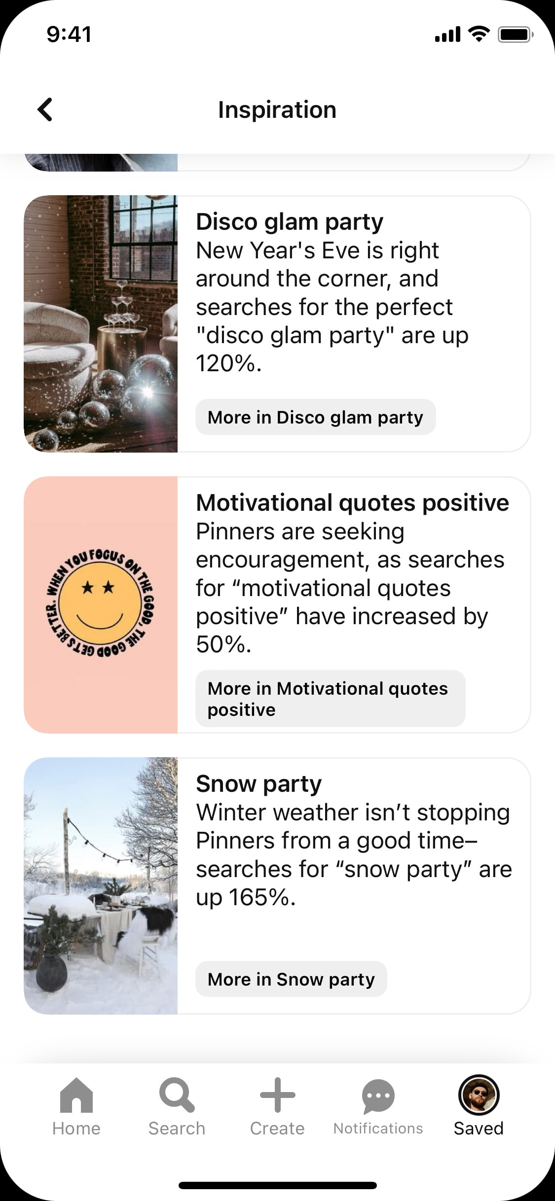 Pinterest iOS screen 50