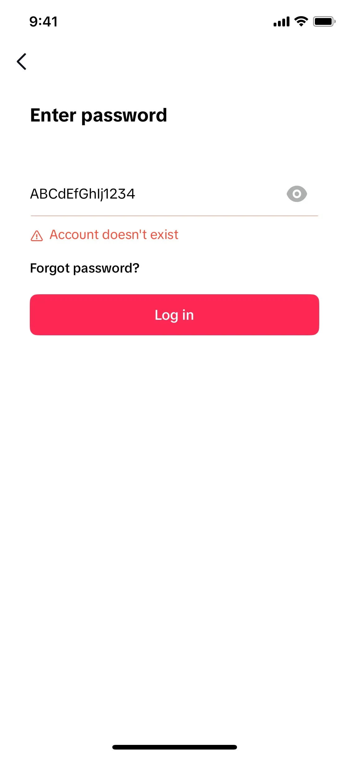 TikTok iOS screen 26