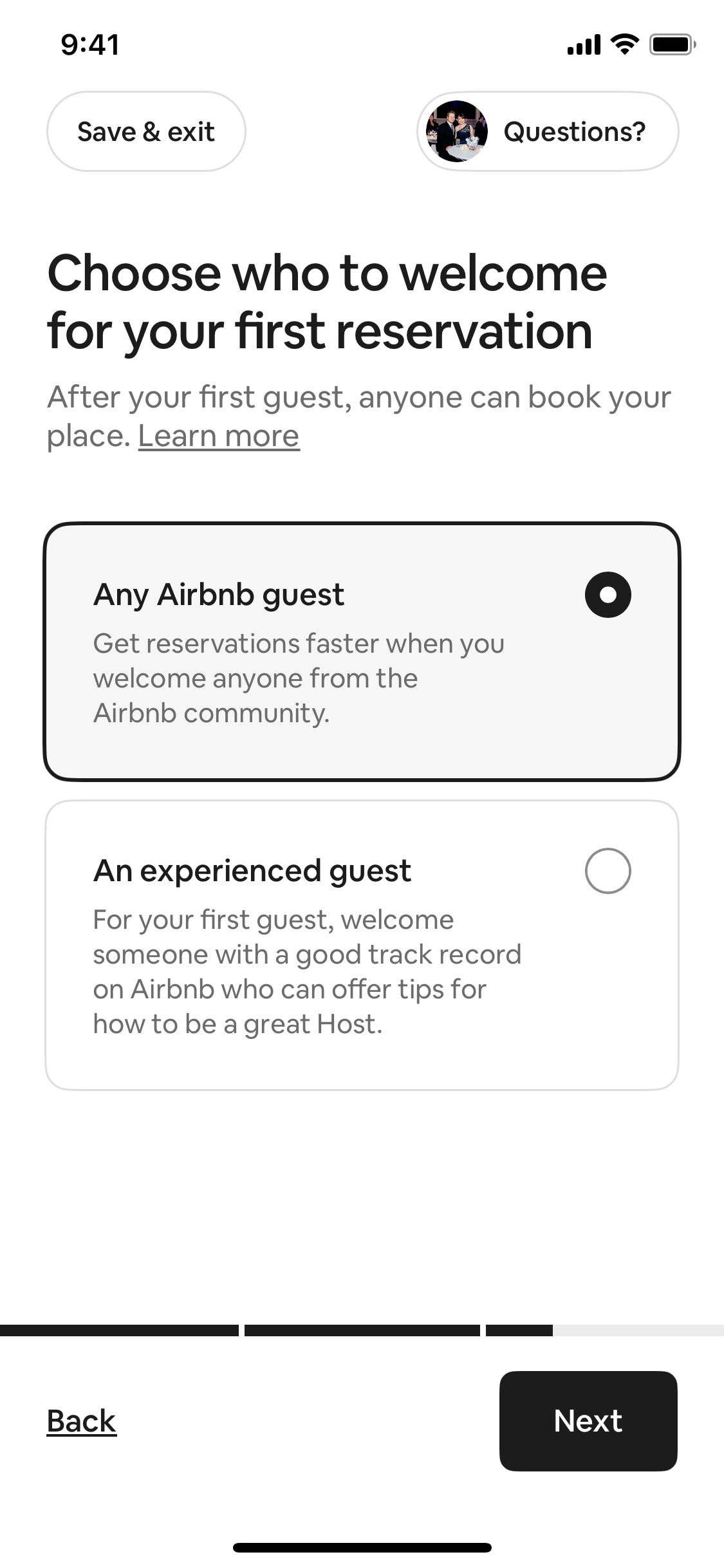 Airbnb iOS screen 501