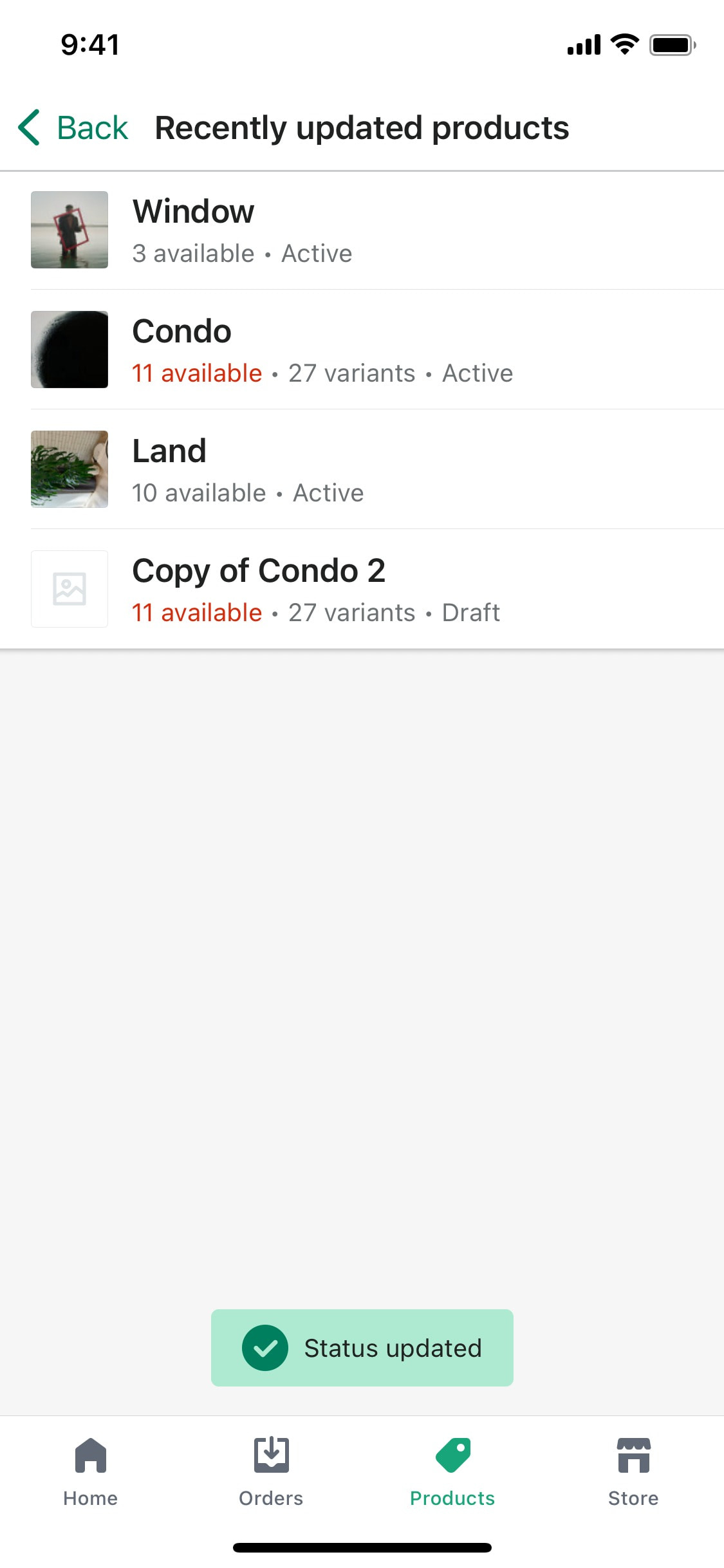 Shopify iOS screen 567