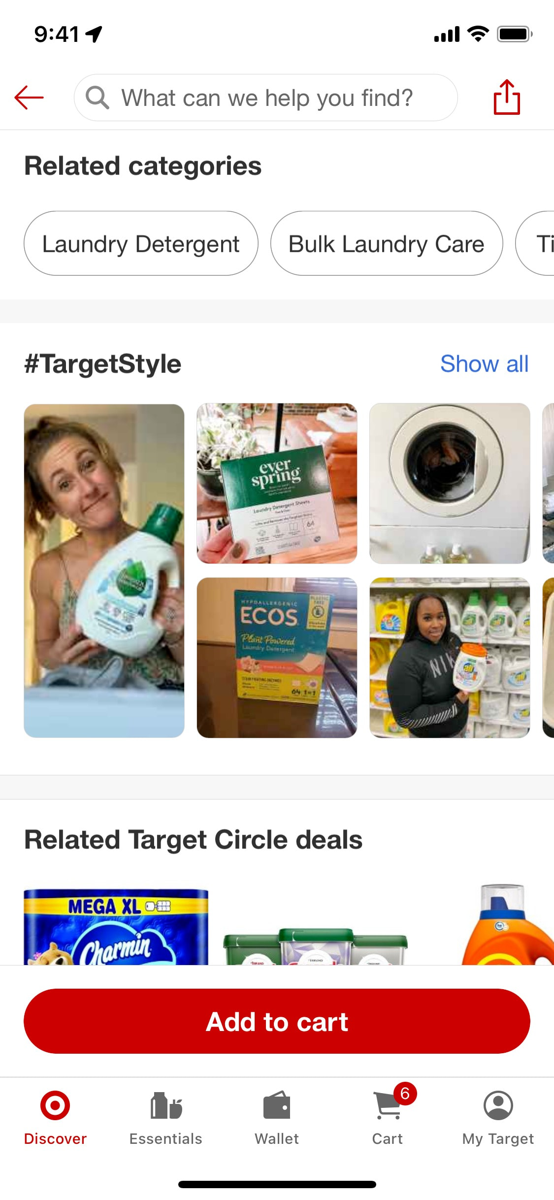 Target iOS screen 742