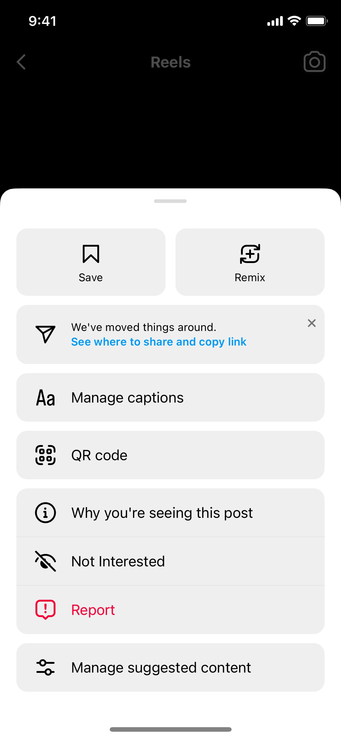 Instagram iOS screen 522