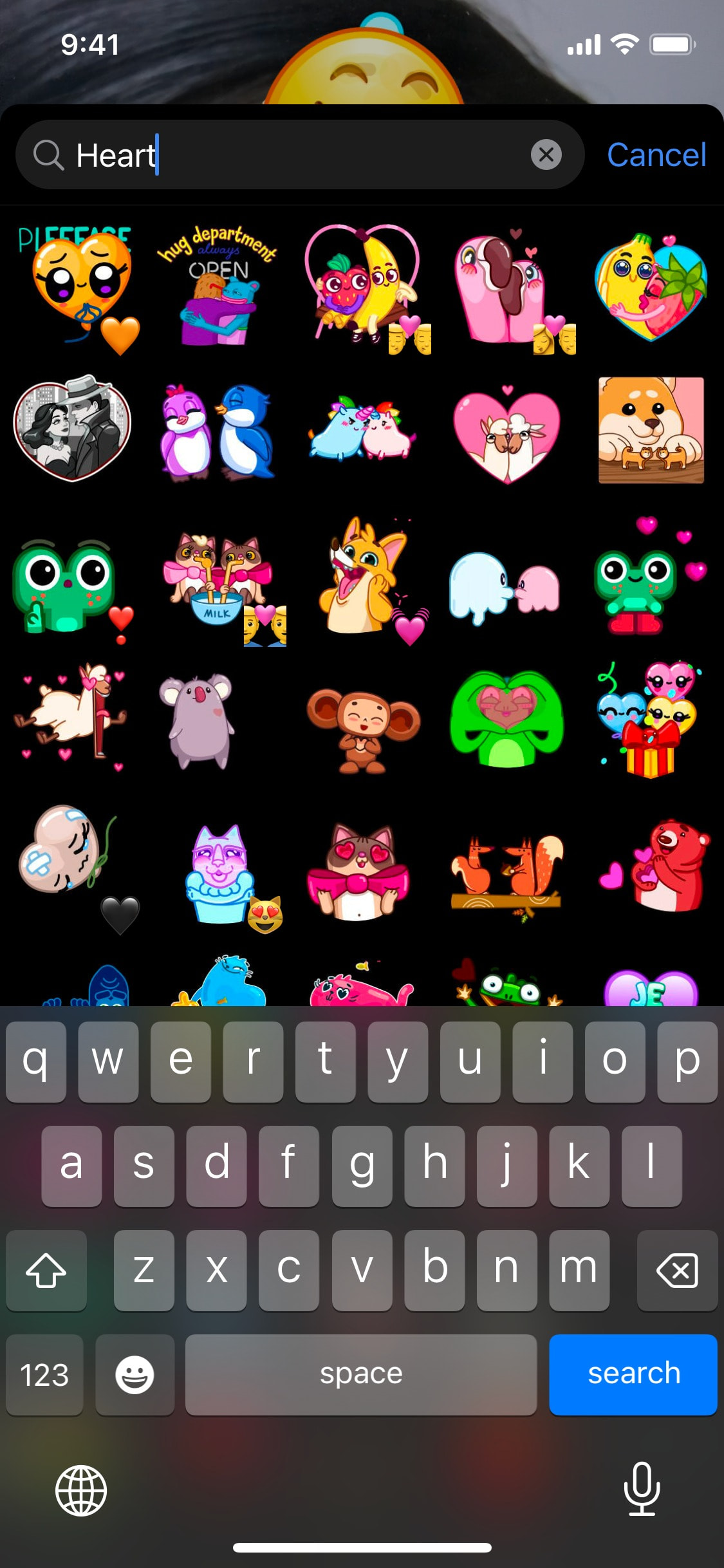 Telegram iOS screen 600