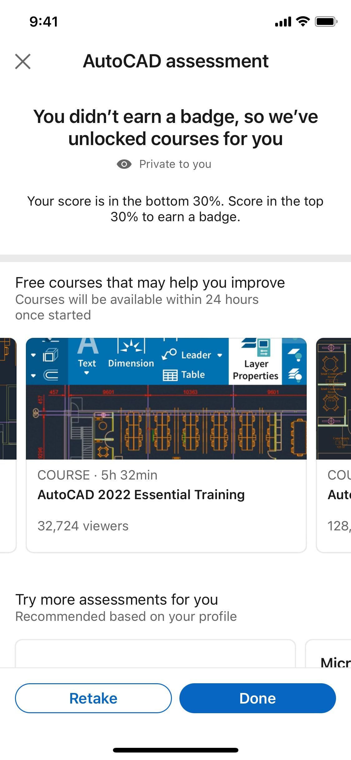 LinkedIn iOS screen 292