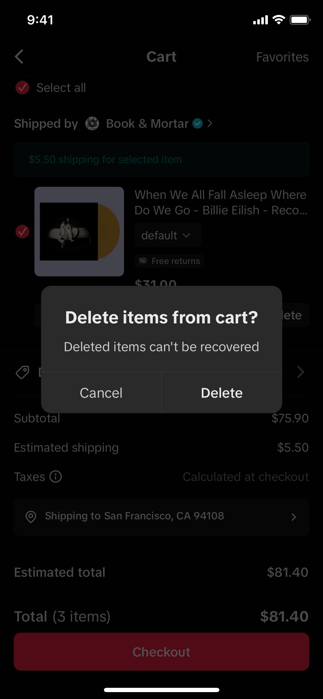 TikTok iOS screen 168