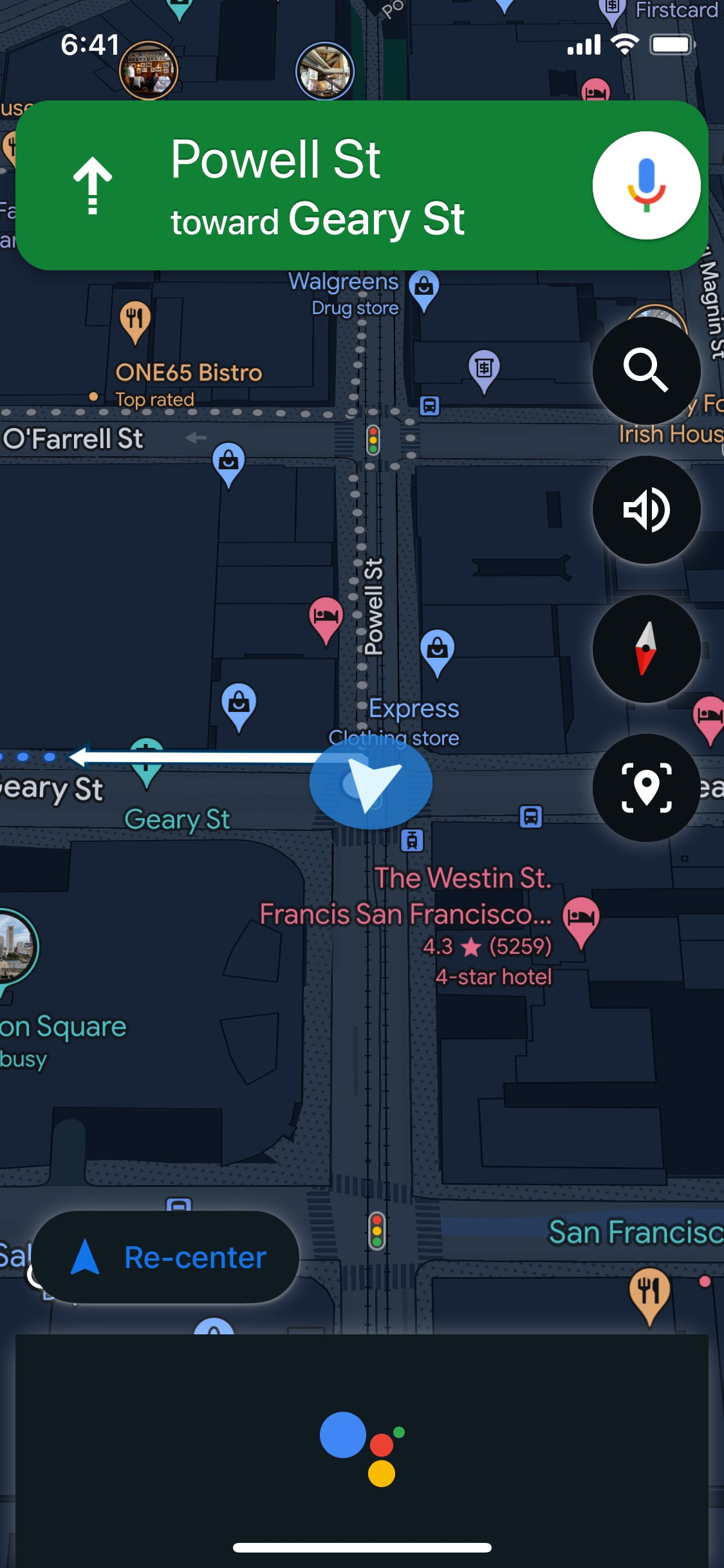 Google Maps iOS screen 121
