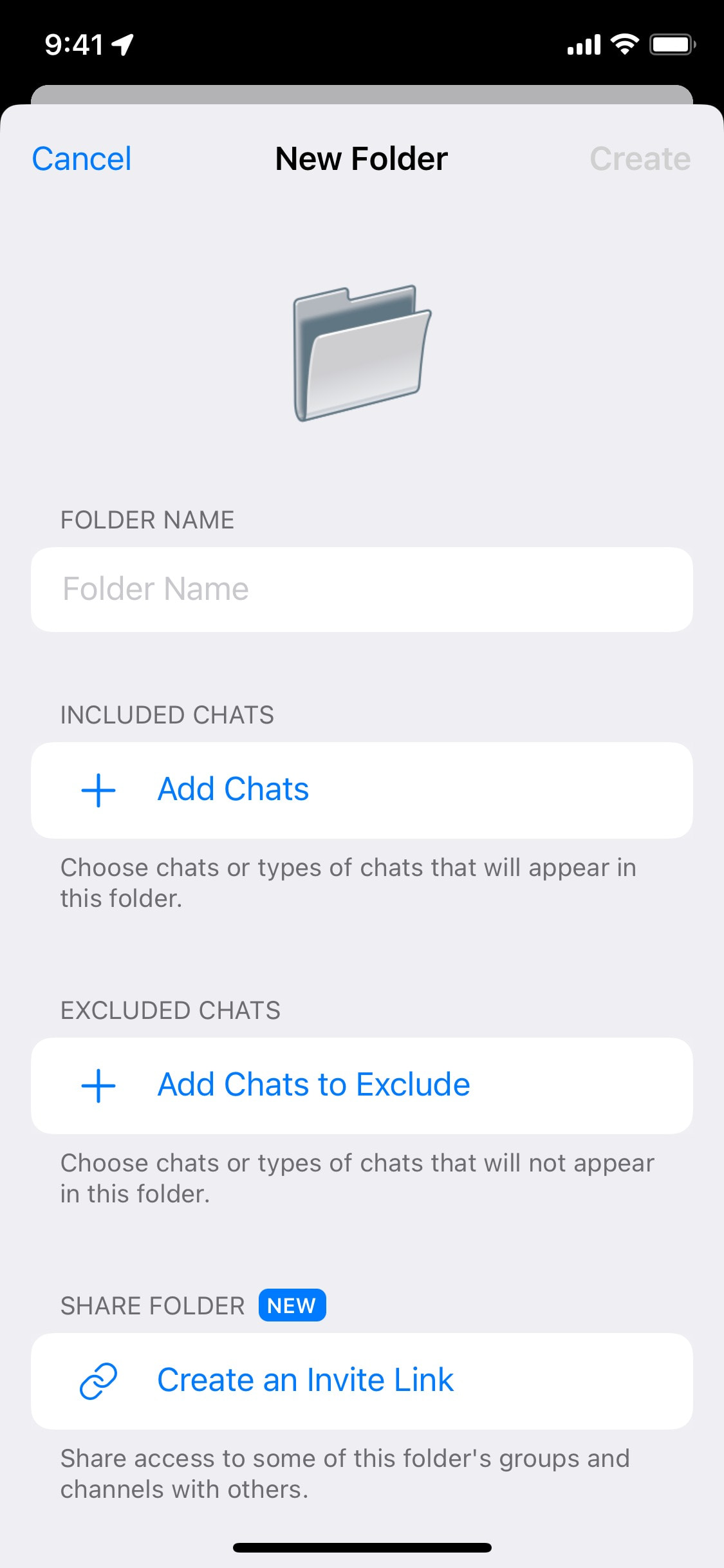 Telegram iOS screen 97