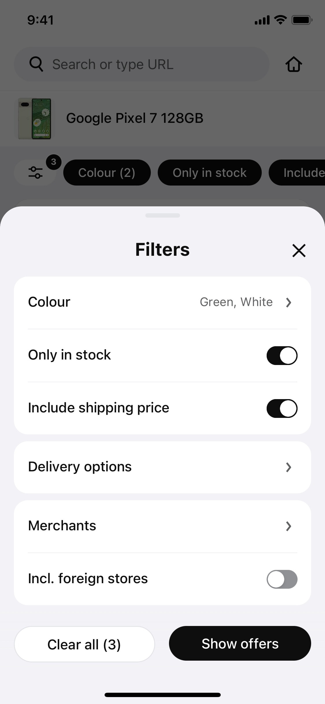 Klarna iOS screen 237