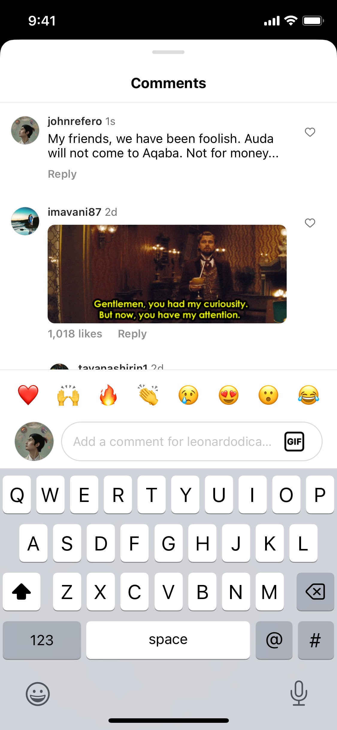 Instagram iOS screen 710