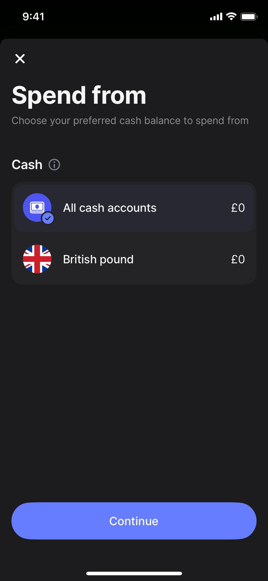 Revolut iOS screen 573